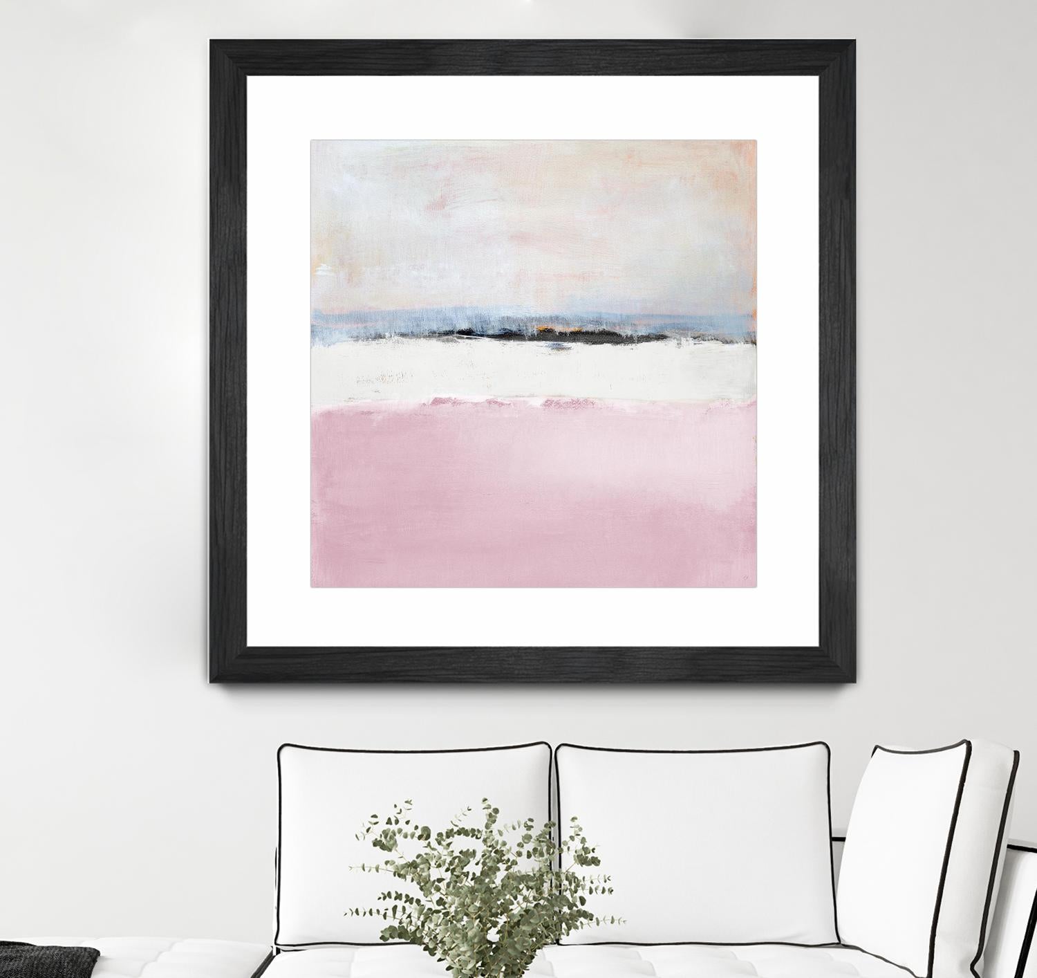 Pink Sea Abstract by Lanie Loreth on GIANT ART - pink abstract costal