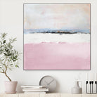 Pink Sea Abstract by Lanie Loreth on GIANT ART - pink abstract costal