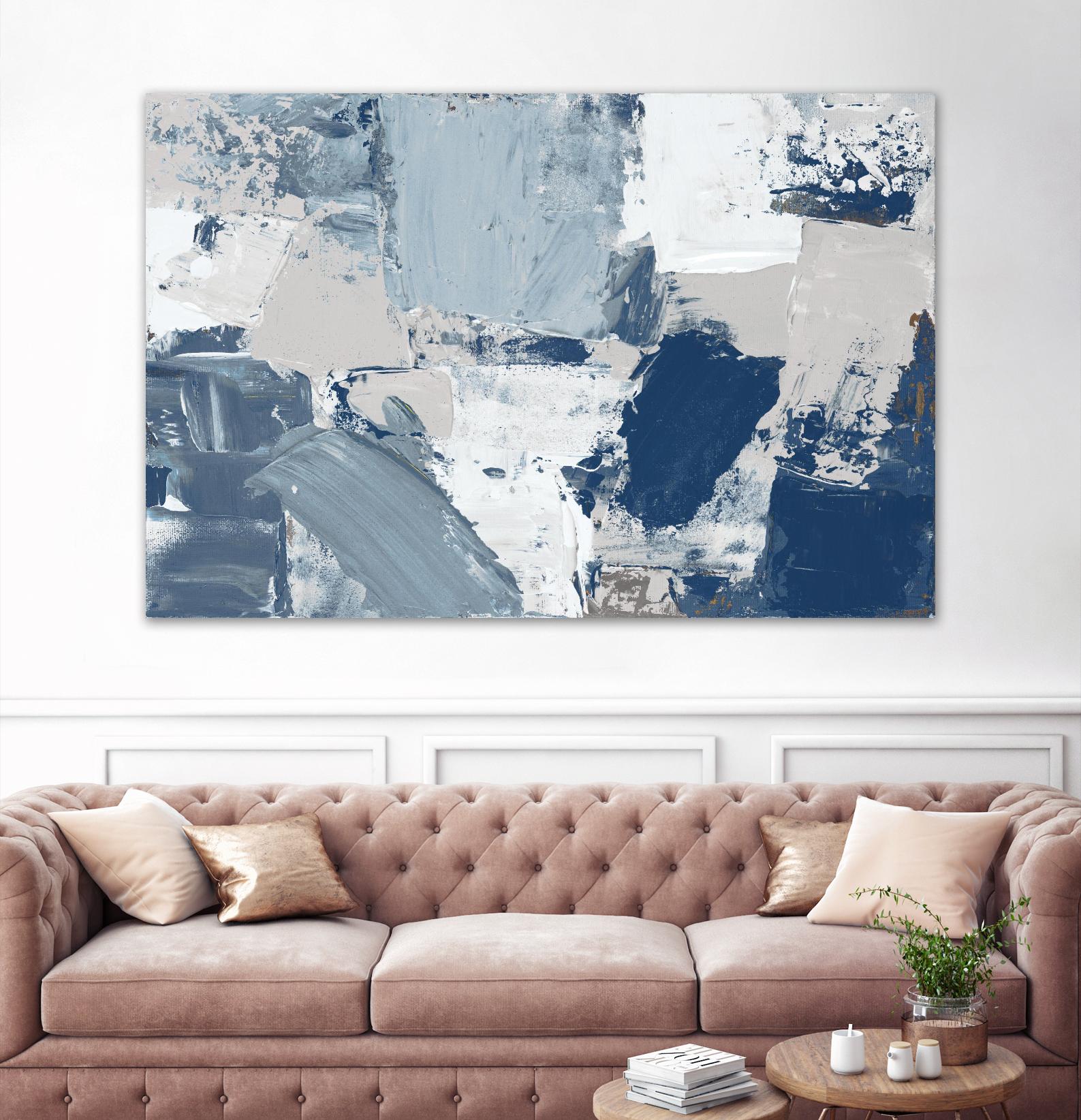 Blue Combo by Lanie Loreth on GIANT ART - abstract
