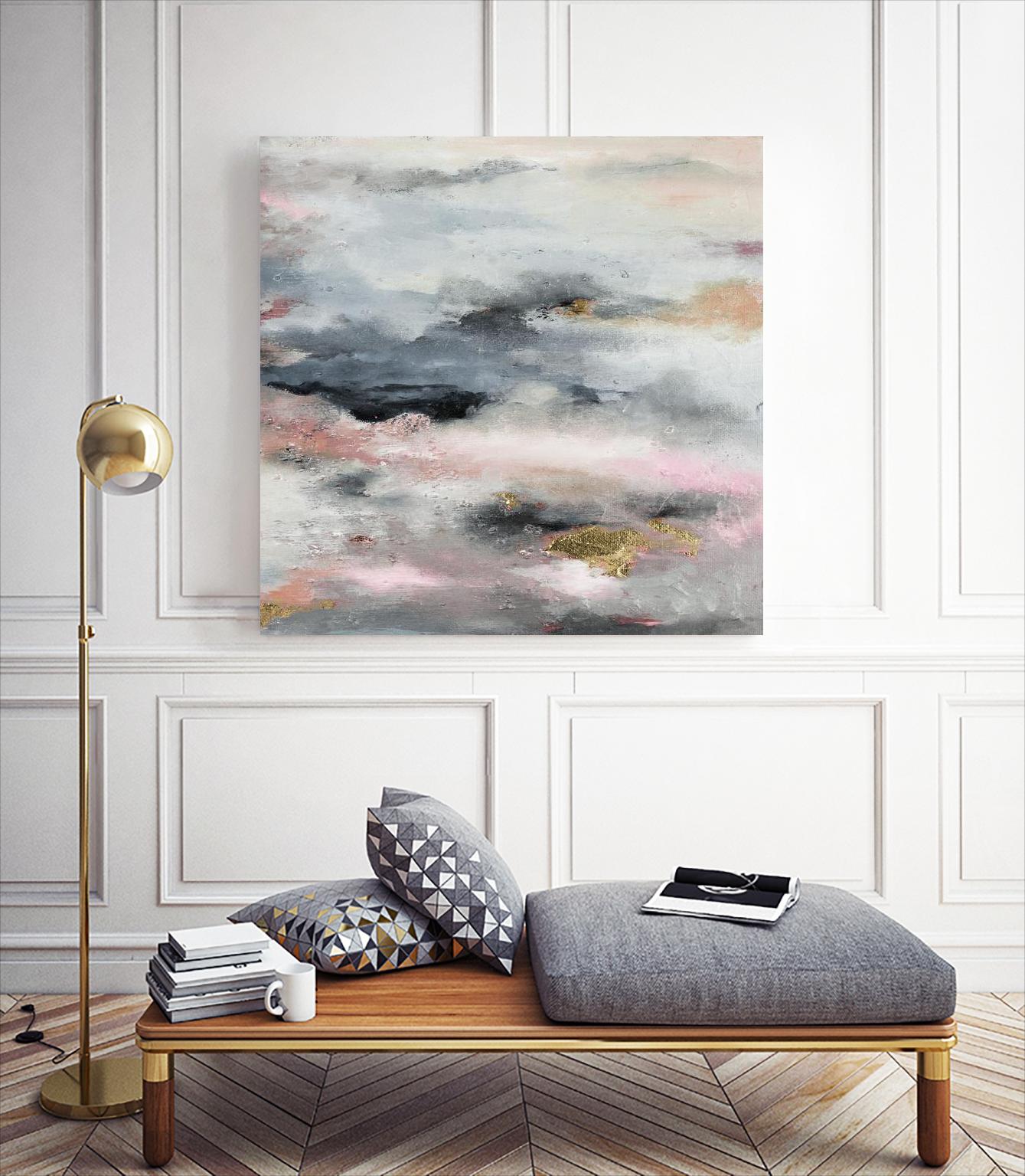 A Blush In The Dark (Square) by Patricia Pinto on GIANT ART - abstract
