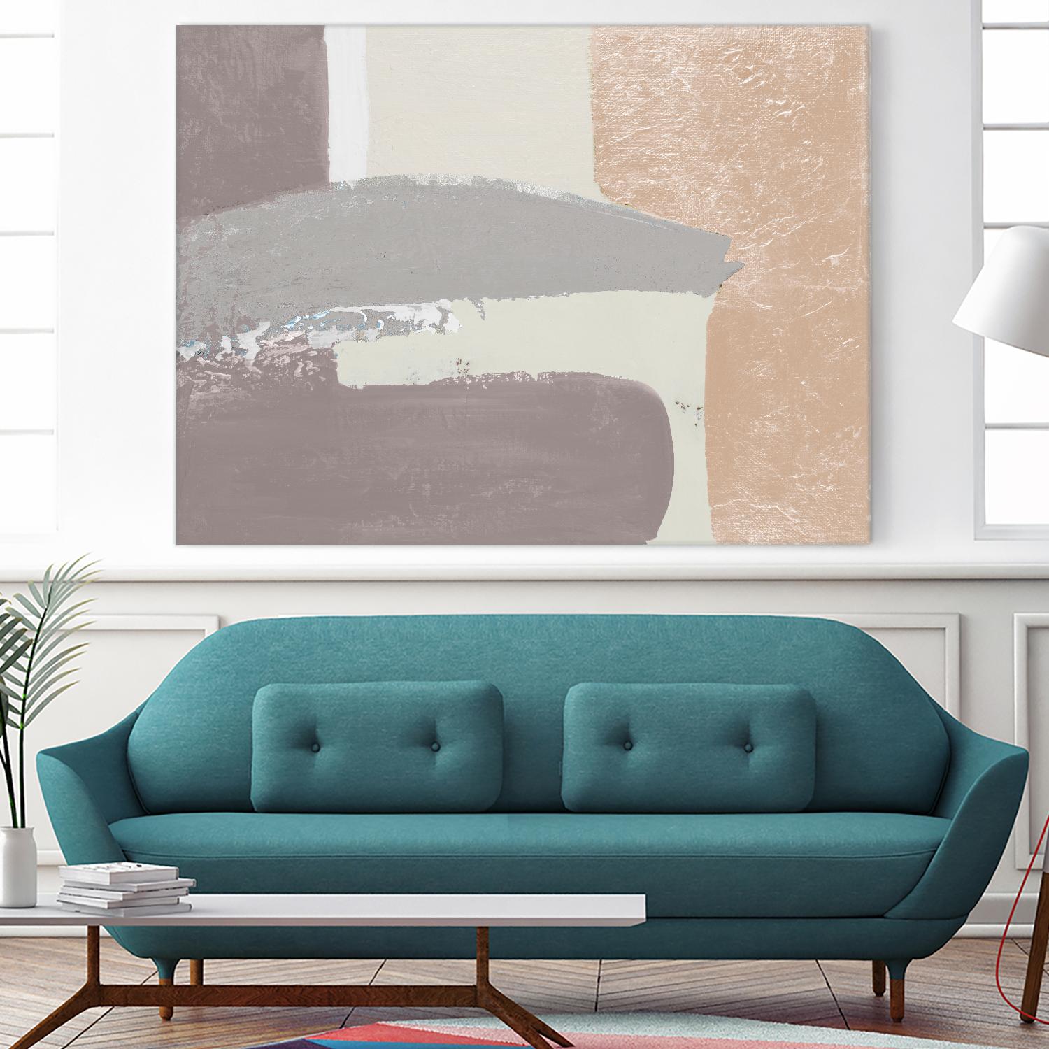 Early Morning Abstract by Patricia Pinto on GIANT ART - taupe Abstract