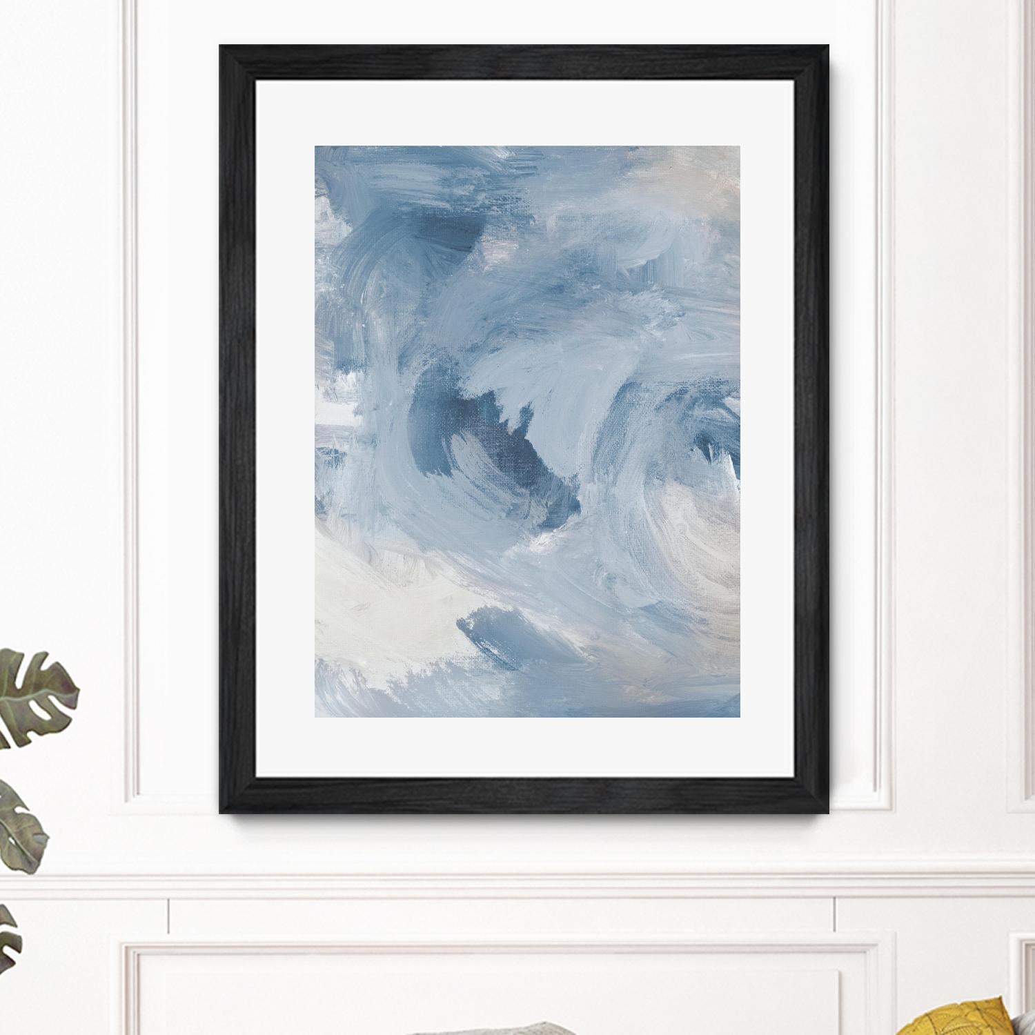 Blue Cloudy Dreams I by Lanie Loreth on GIANT ART - abstract