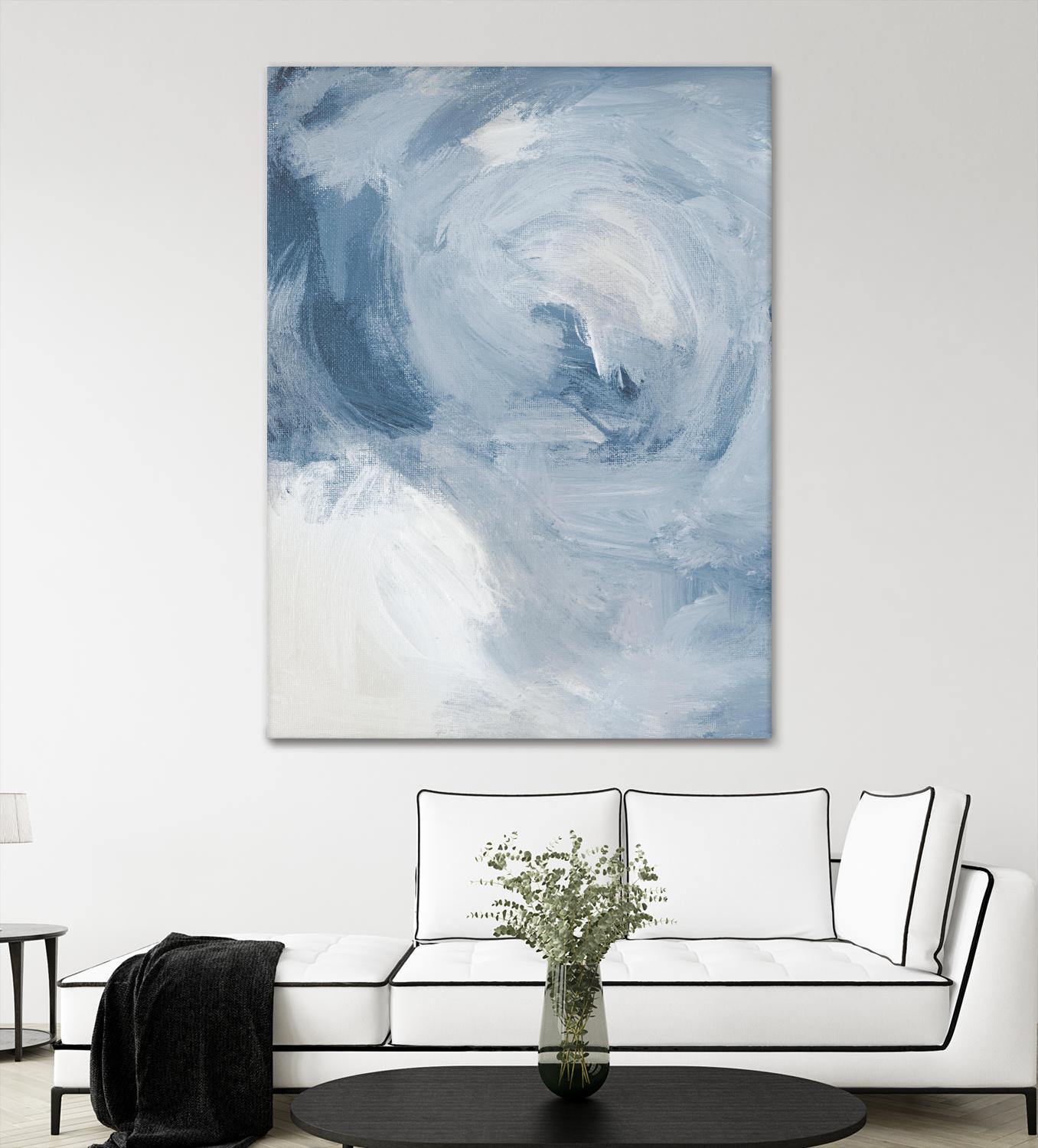 Blue Cloudy Dreams II by Lanie Loreth on GIANT ART - abstract