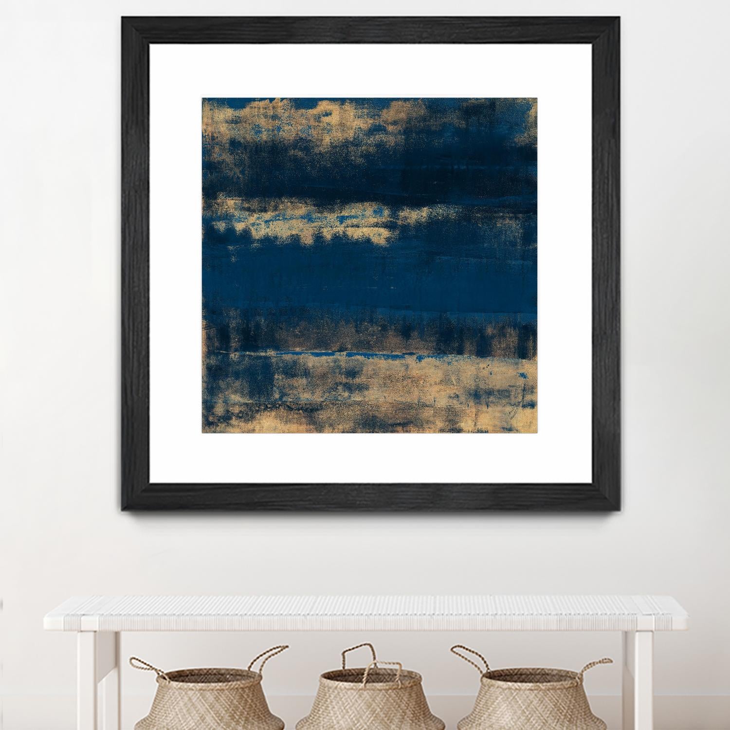 Sea Of Blue And Gold by Lanie Loreth on GIANT ART - abstract