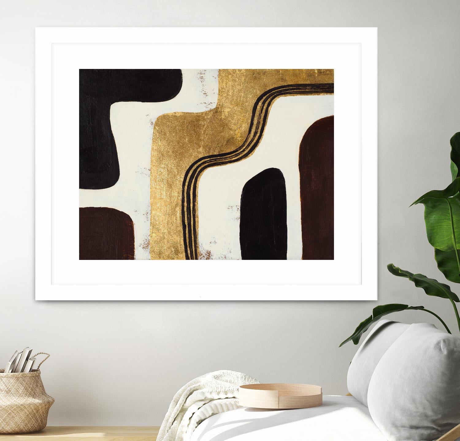 Retro Africa by Patricia Pinto on GIANT ART - gold Abstract