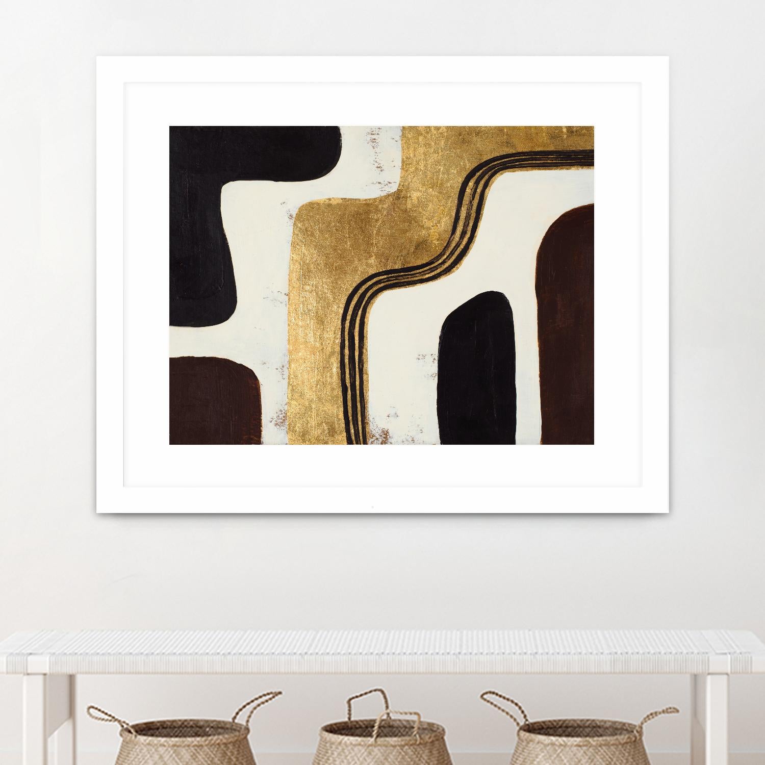 Retro Africa by Patricia Pinto on GIANT ART - gold Abstract