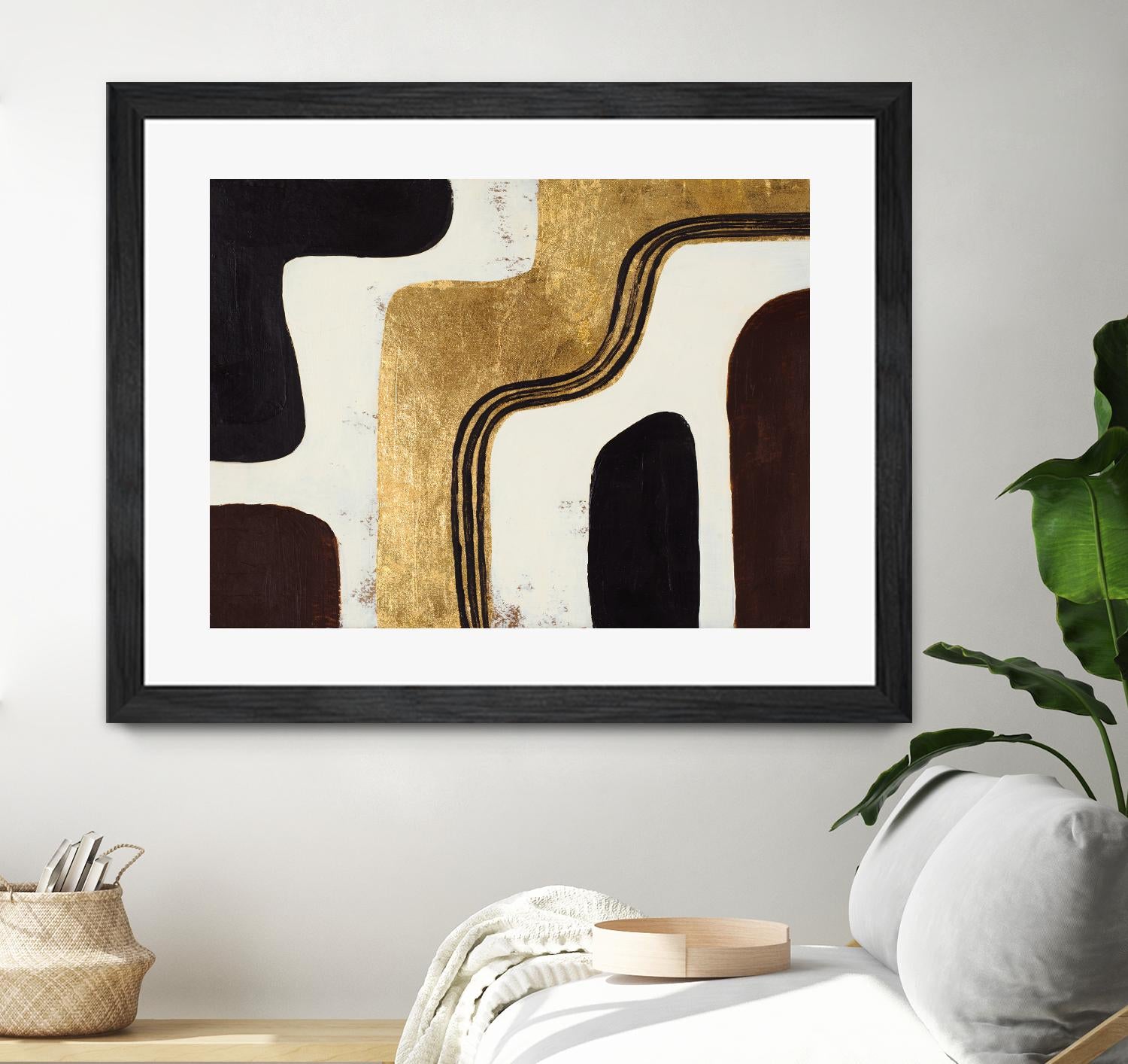 Retro Africa by Patricia Pinto on GIANT ART - gold Abstract