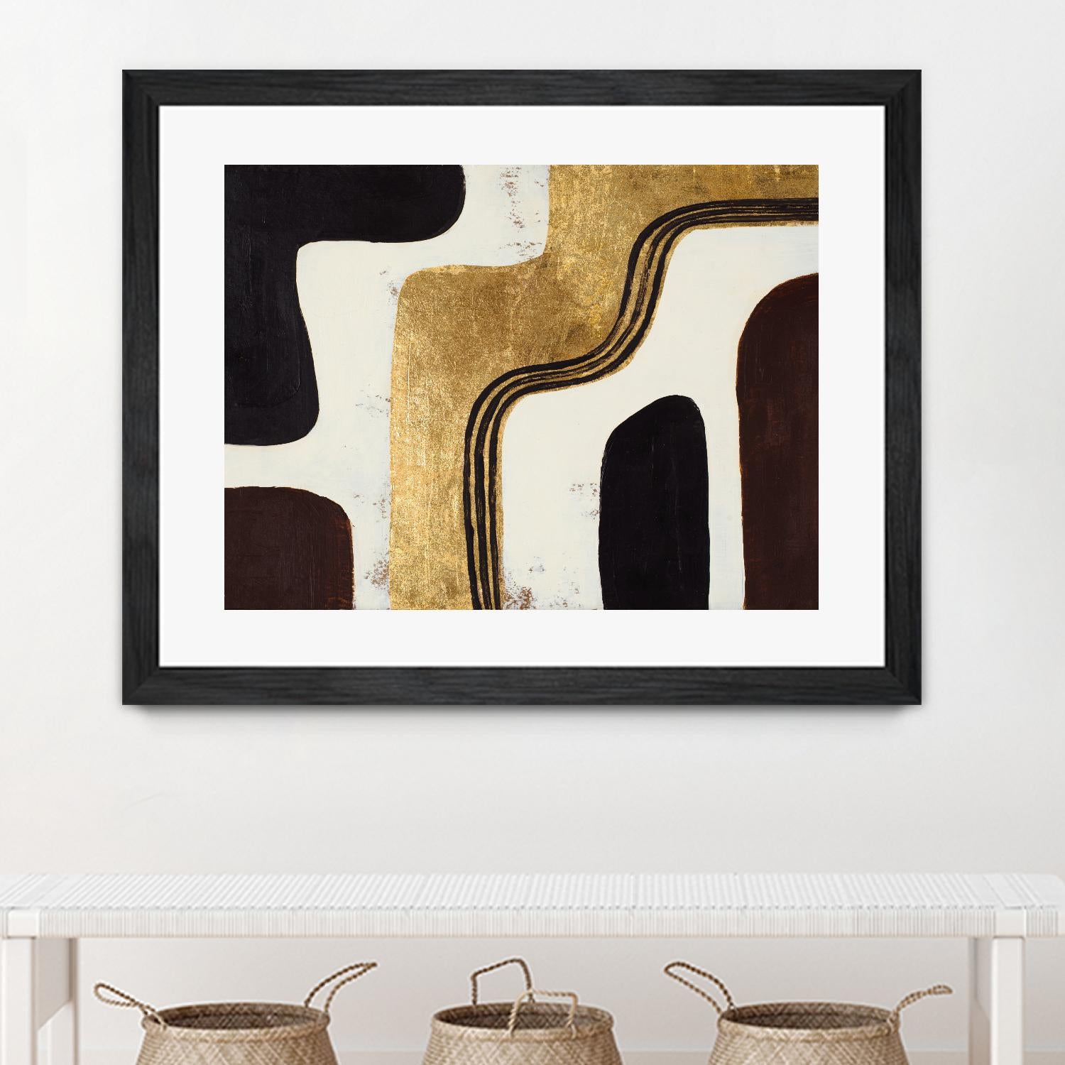 Retro Africa by Patricia Pinto on GIANT ART - gold Abstract