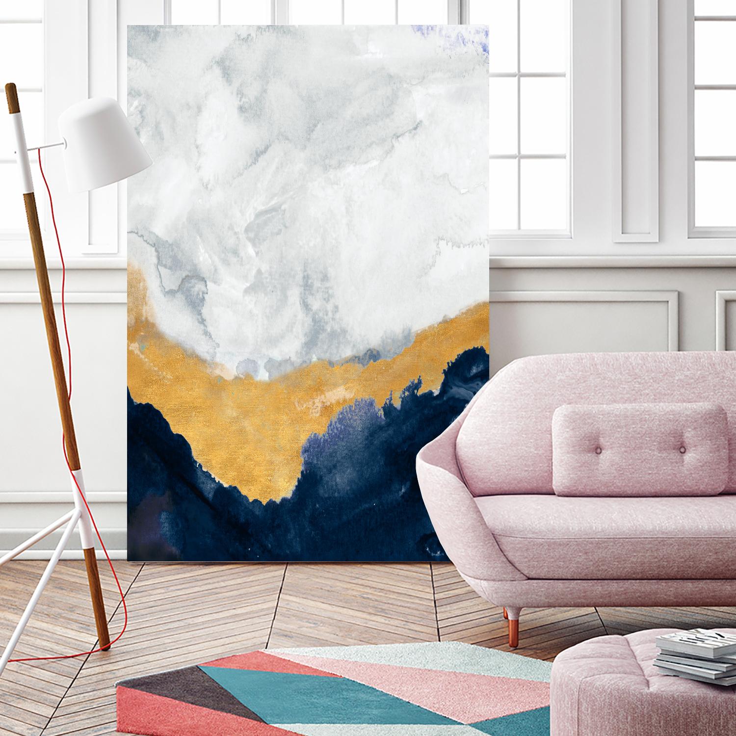 The Study Below by B. Danelle on GIANT ART - pink abstract