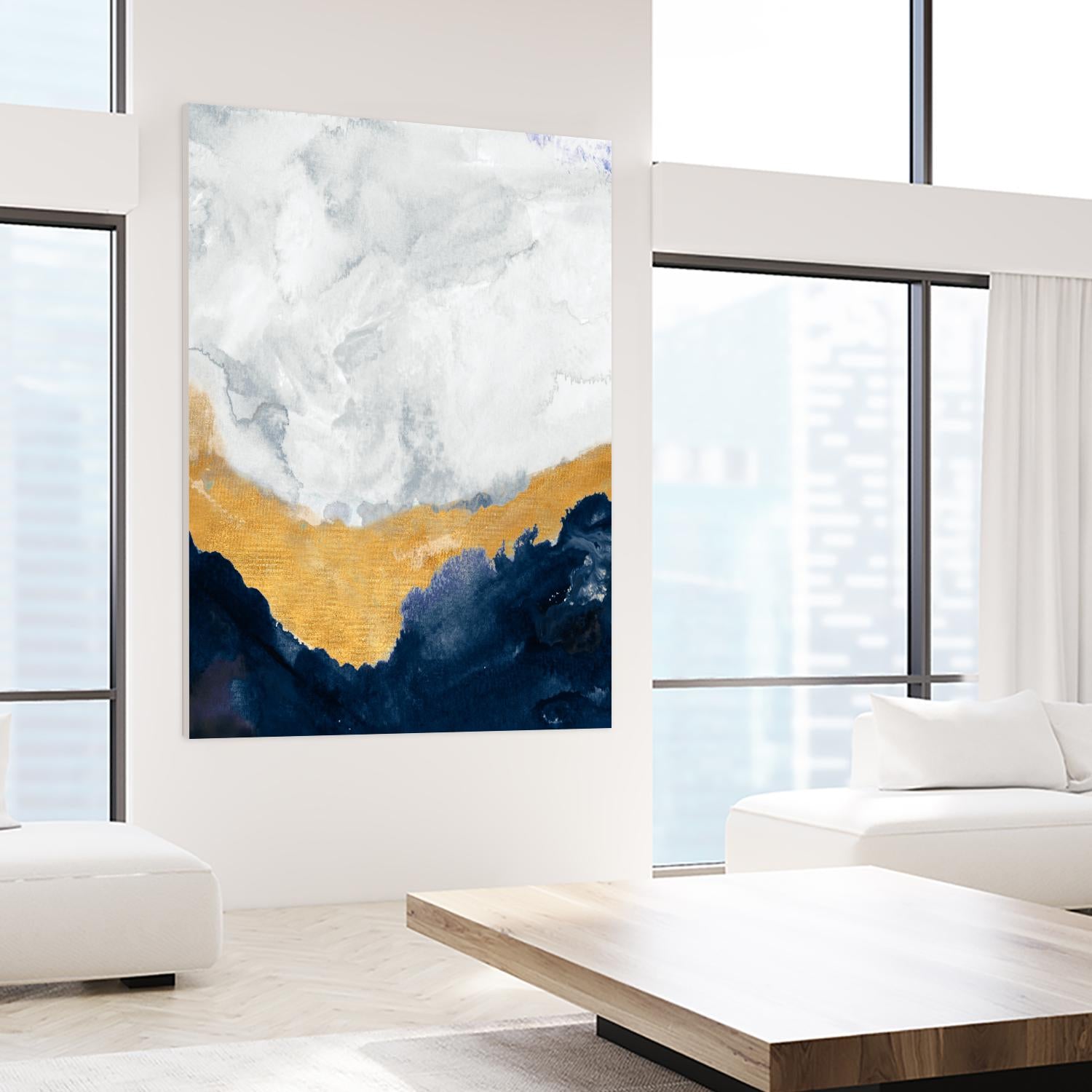 The Study Below by B. Danelle on GIANT ART - pink abstract