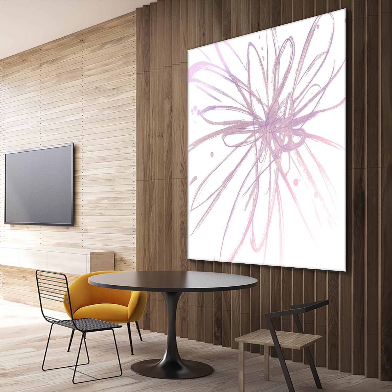 Pink Burst I by L. Hewitt on GIANT ART - multi abstract