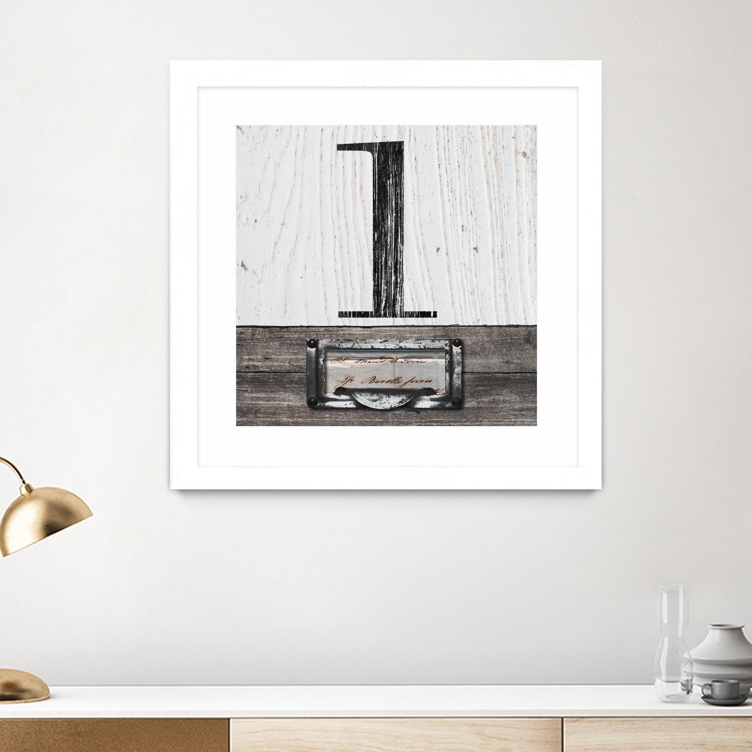 Drawer Number I by Elizabeth Medley on GIANT ART - typography farm