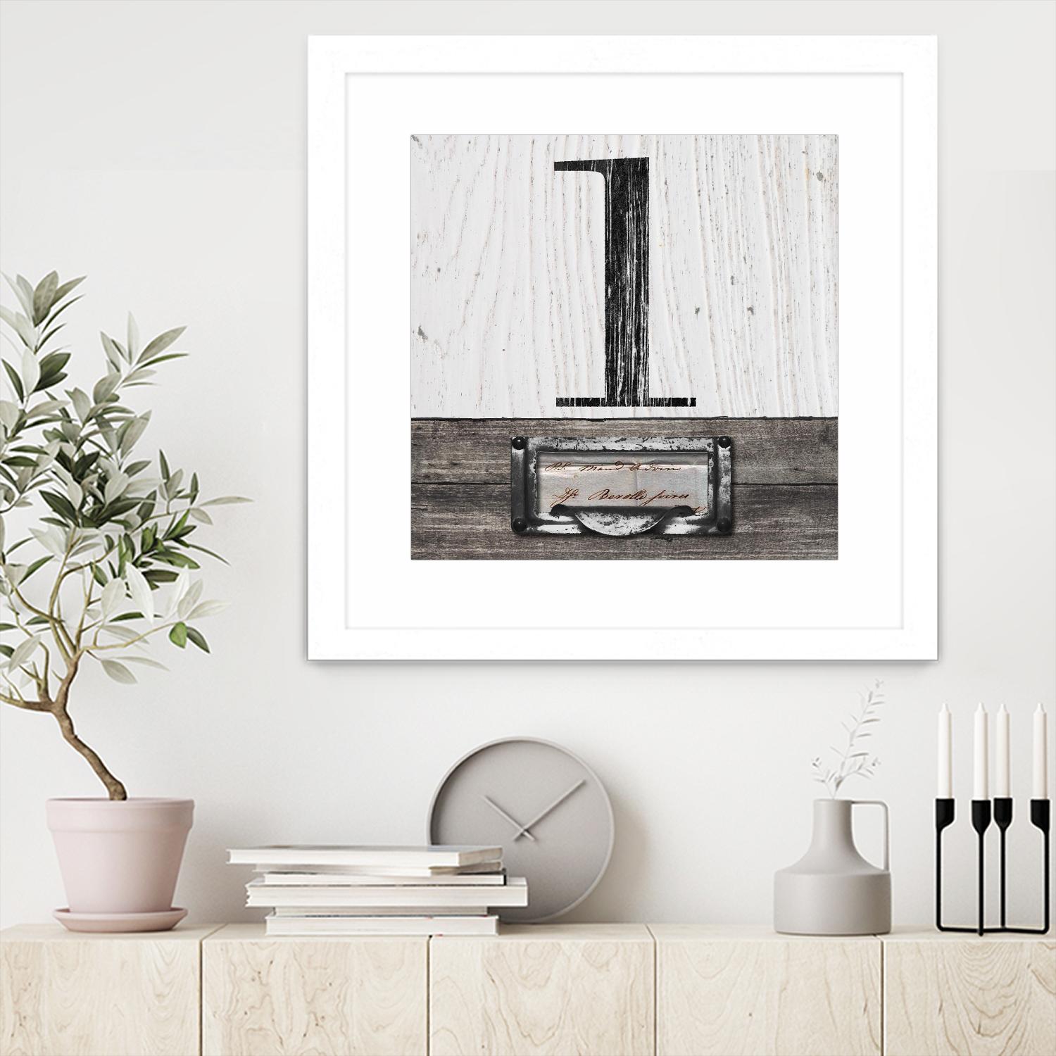 Drawer Number I by Elizabeth Medley on GIANT ART - typography farm