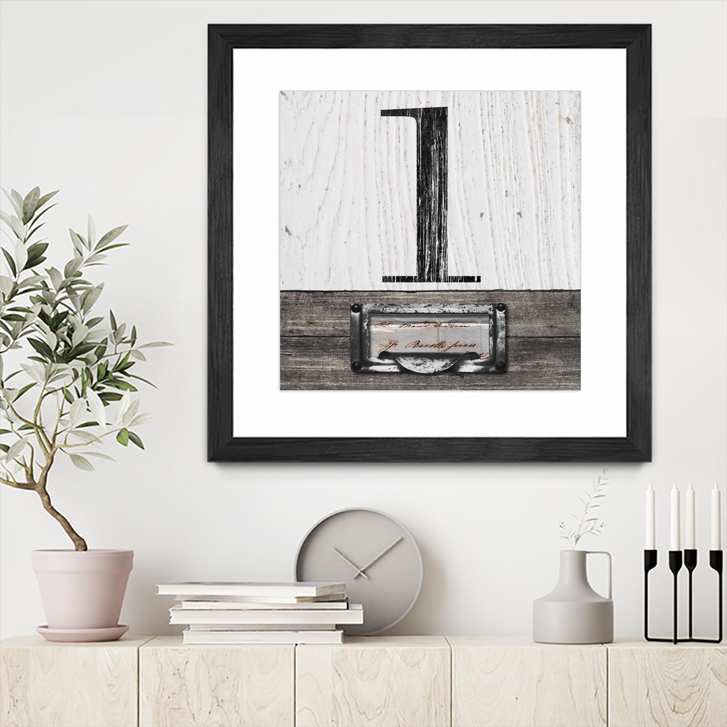 Drawer Number I by Elizabeth Medley on GIANT ART - typography farm