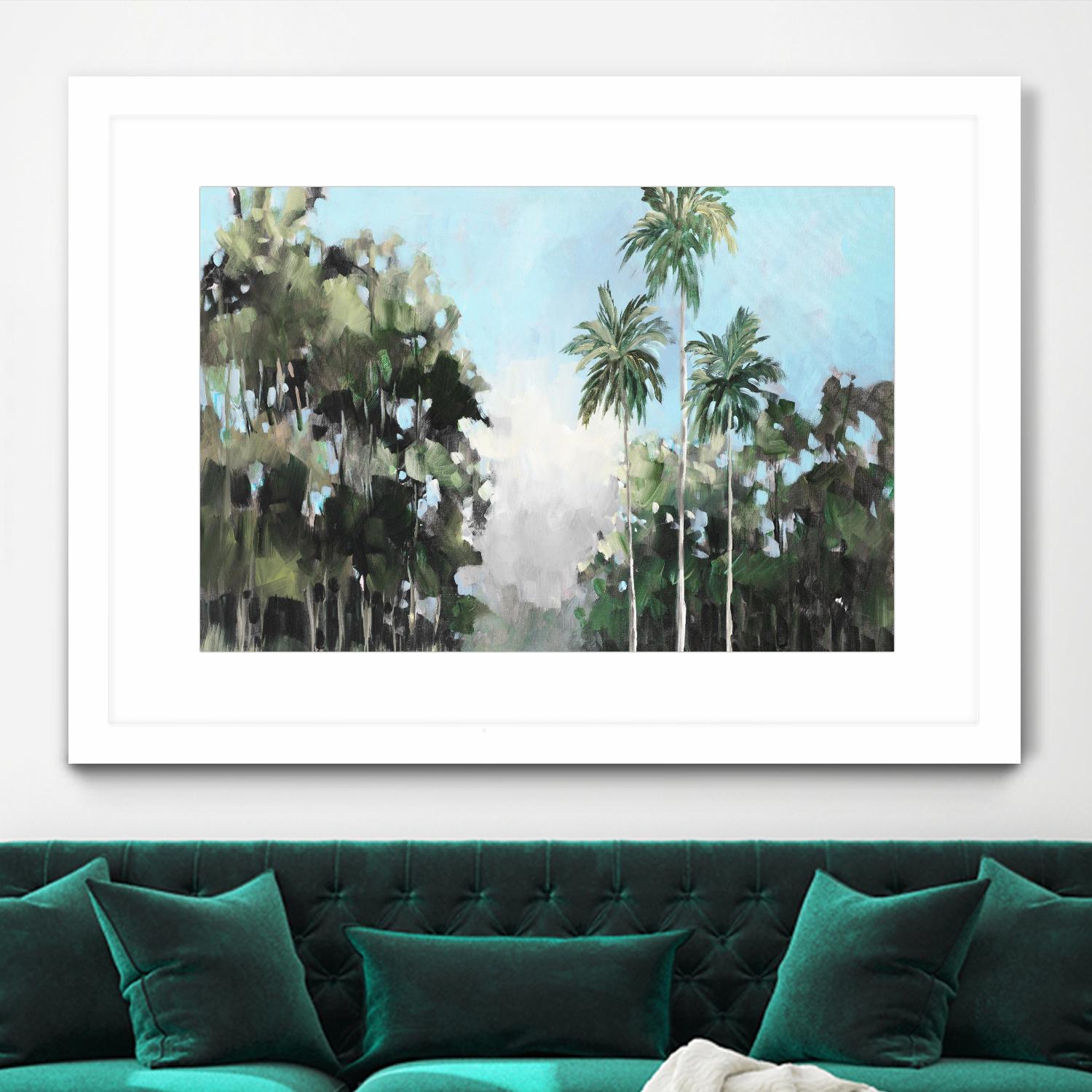 Palms On The Coast by Jane Slivka on GIANT ART - palms coastal