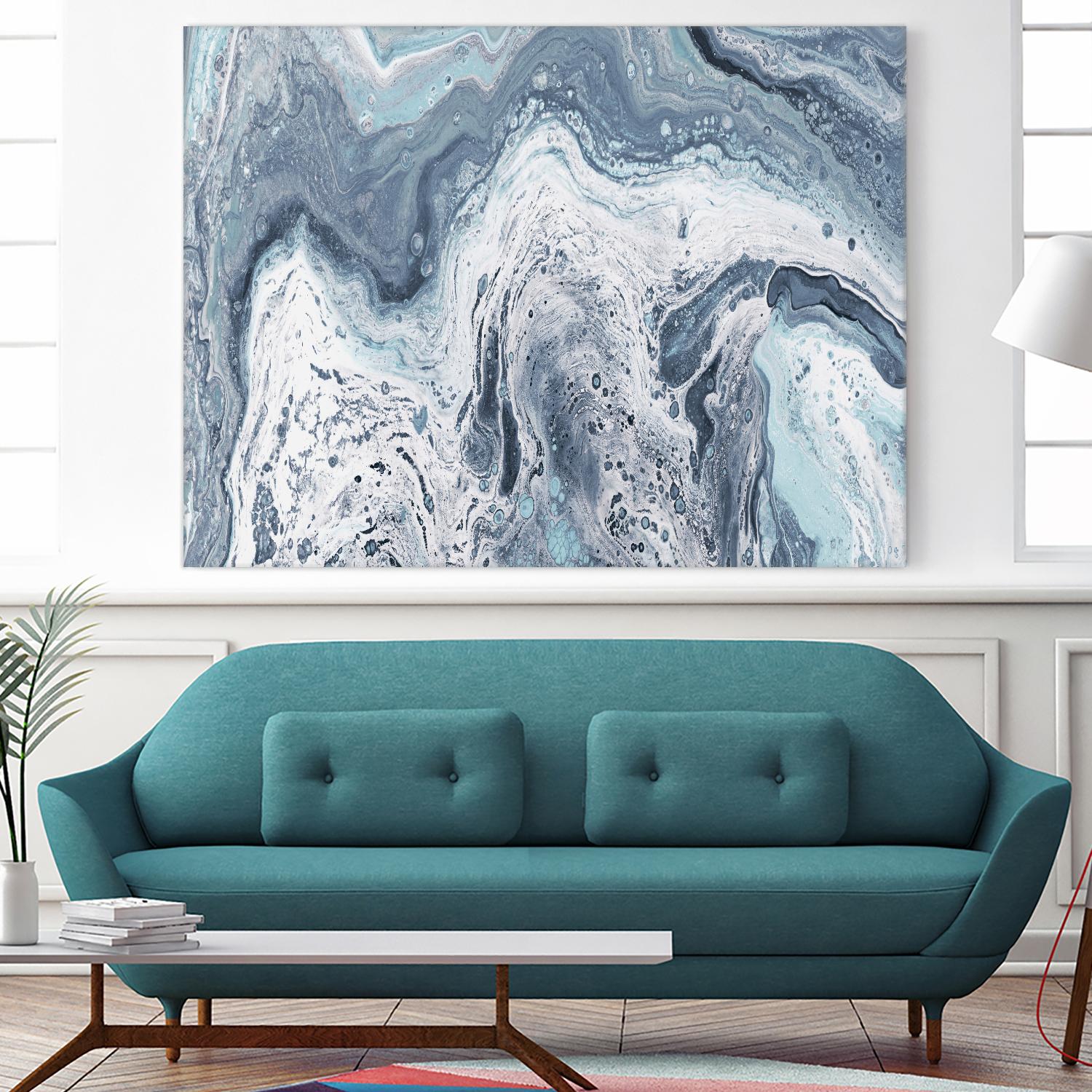Calm Sea Abstract by Julie DeRice on GIANT ART - multi abstract