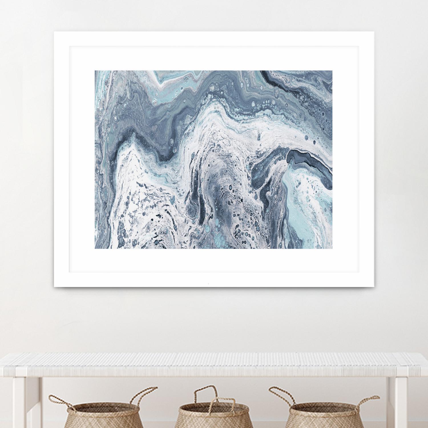 Calm Sea Abstract by Julie DeRice on GIANT ART - multi abstract