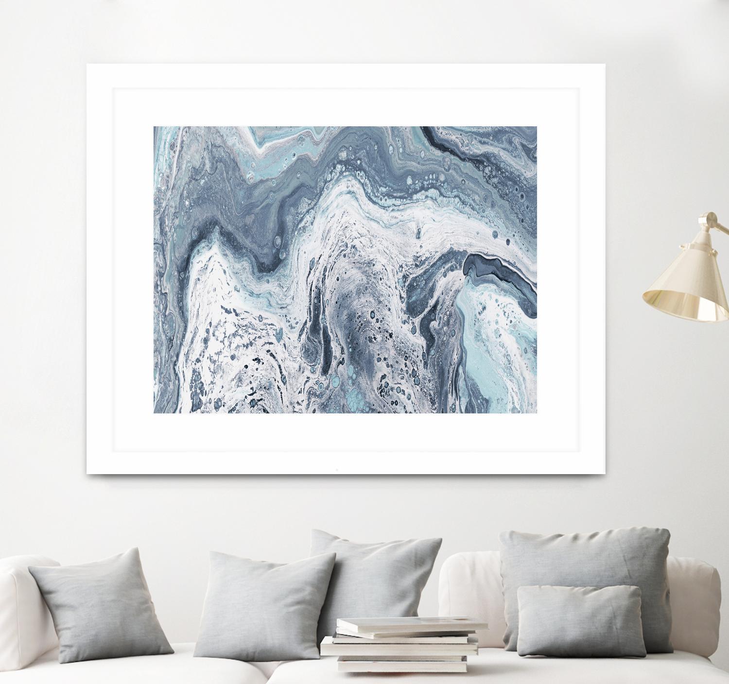 Calm Sea Abstract by Julie DeRice on GIANT ART - multi abstract