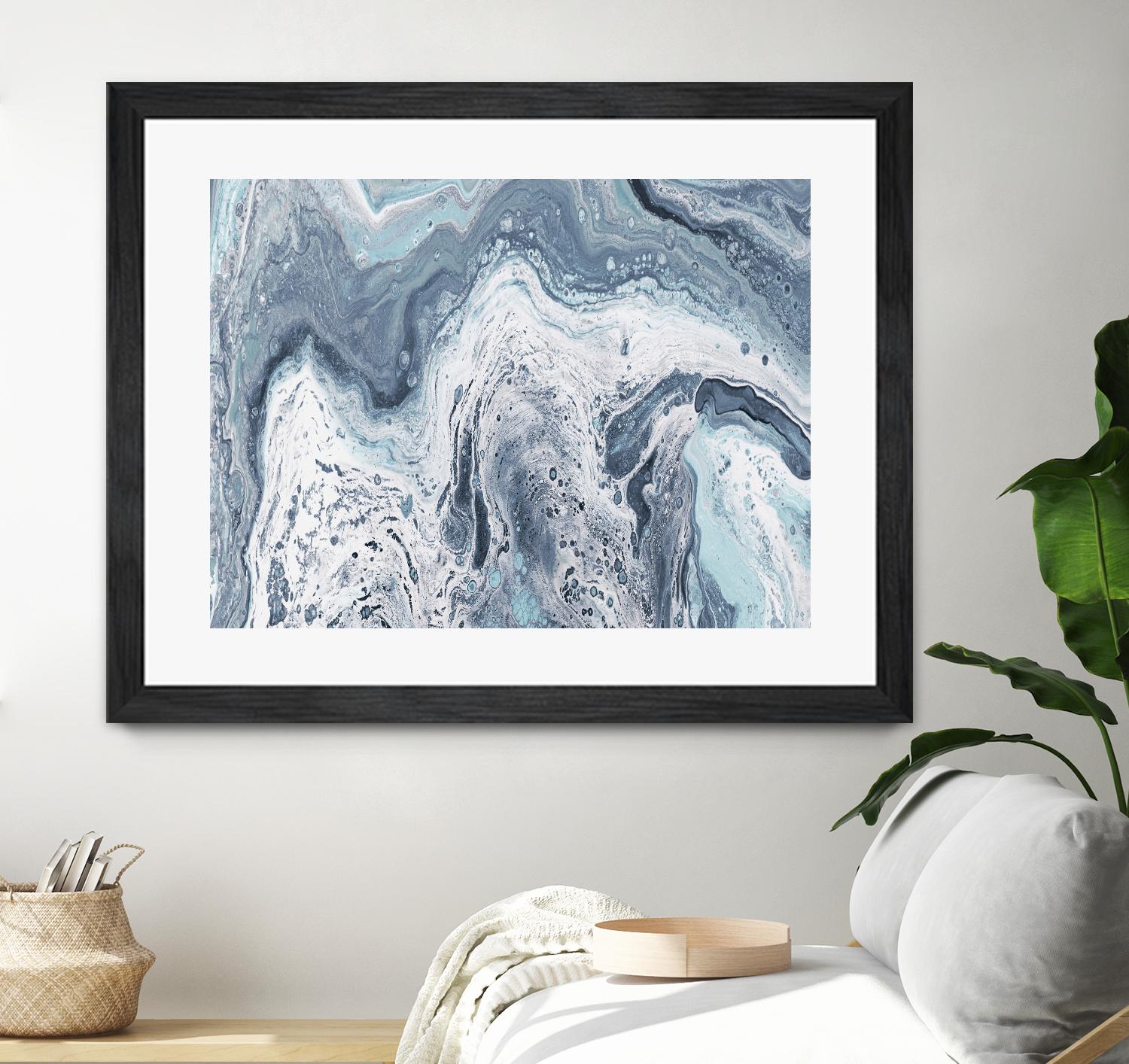 Calm Sea Abstract by Julie DeRice on GIANT ART - multi abstract