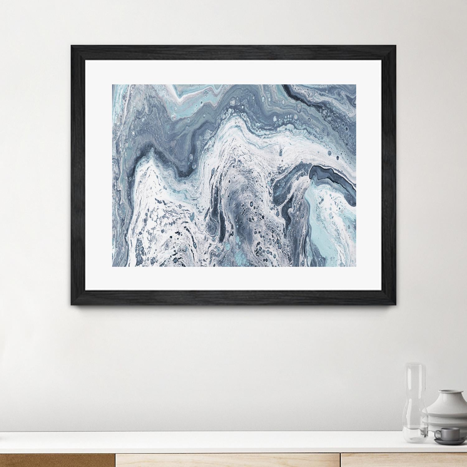 Calm Sea Abstract by Julie DeRice on GIANT ART - multi abstract