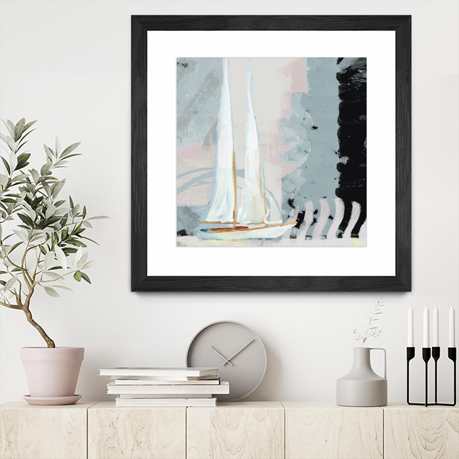Boat Sailing II by Dan Meneely on GIANT ART - coastal
