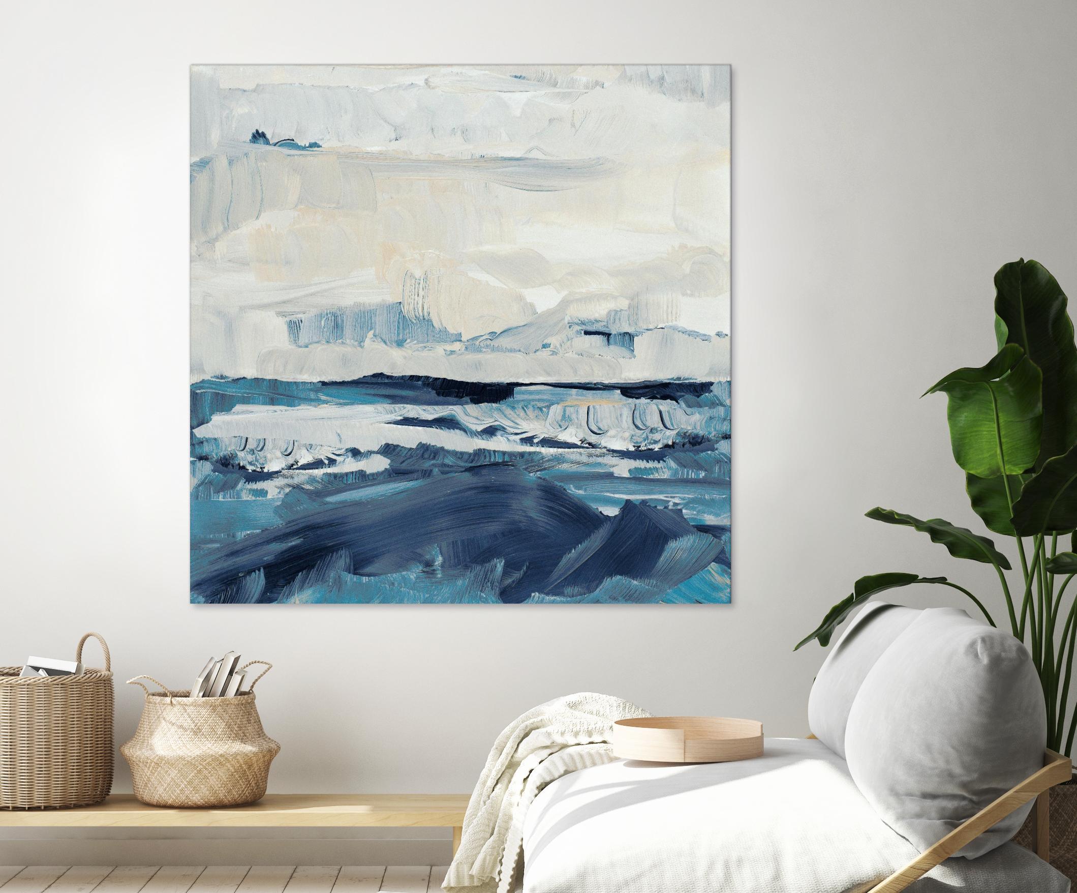 Freedom of the Blue Sea II by Lanie Loreth on GIANT ART - coastal abstract