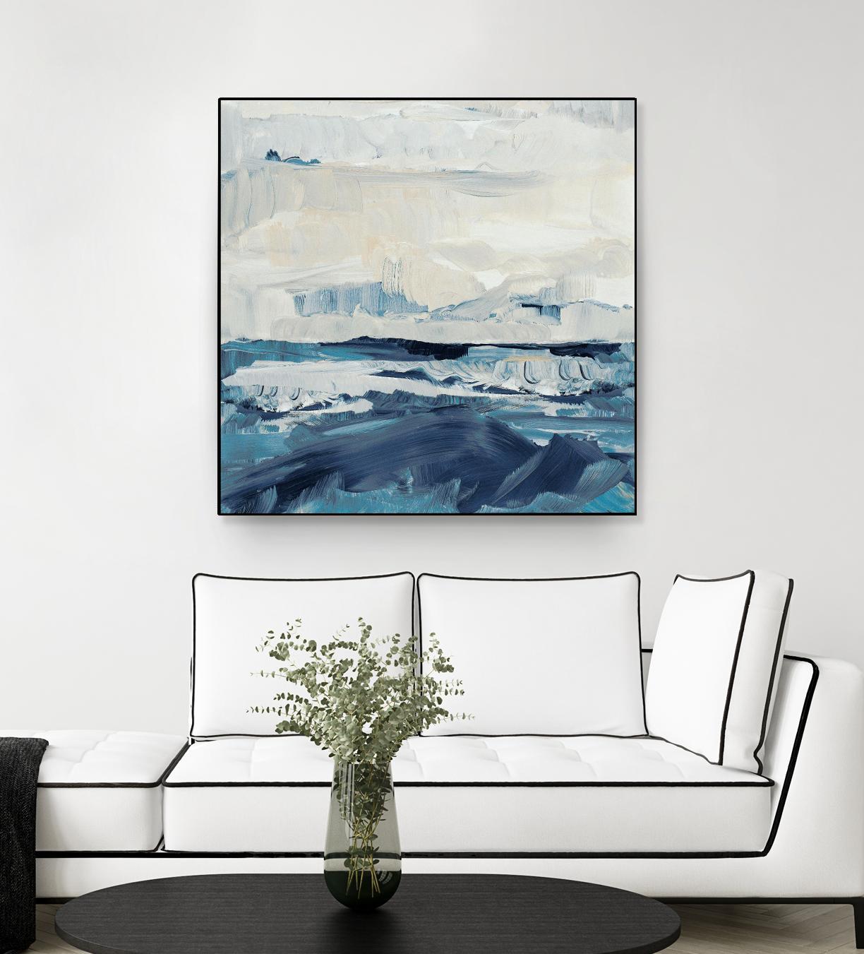 Freedom of the Blue Sea II by Lanie Loreth on GIANT ART - coastal abstract