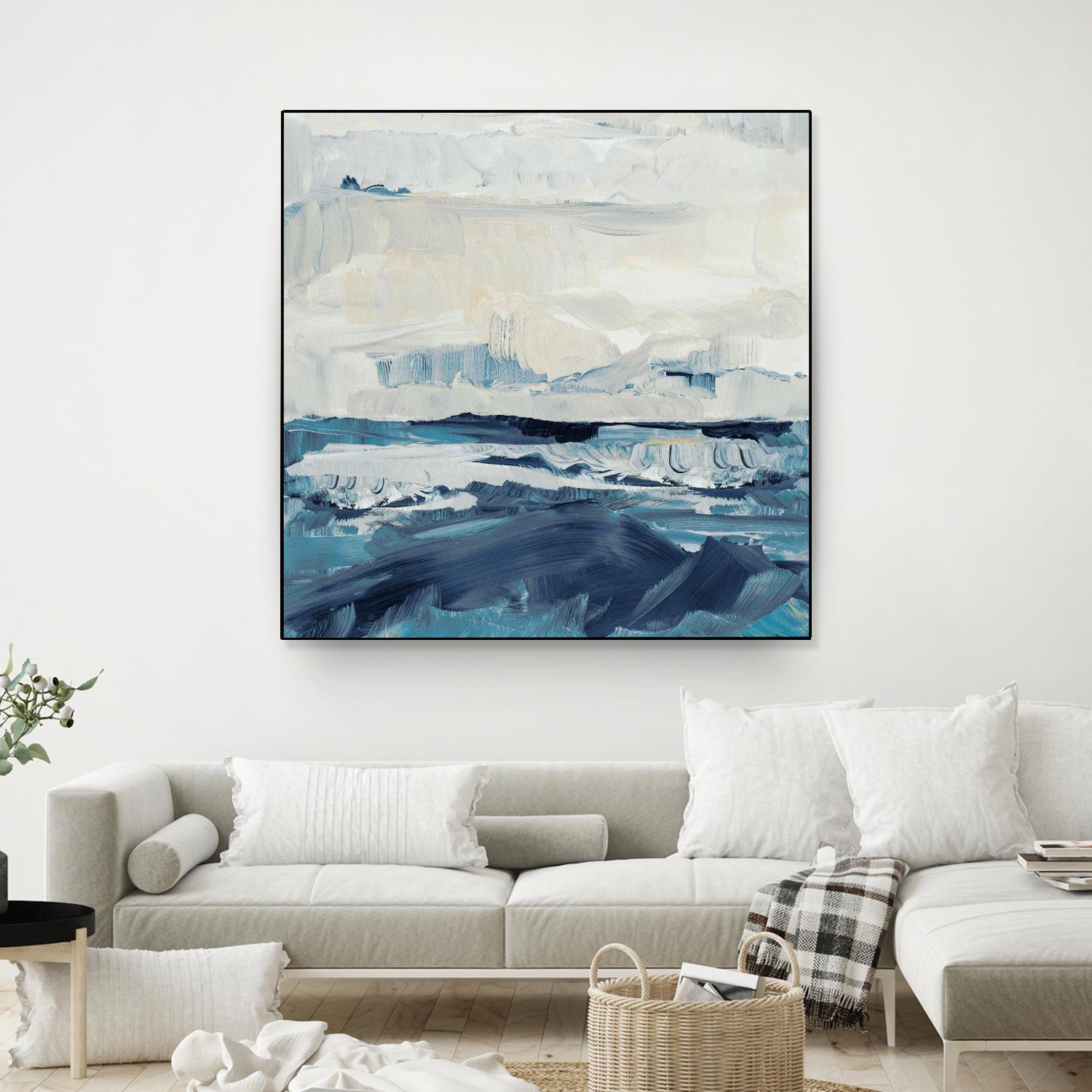 Freedom of the Blue Sea II by Lanie Loreth on GIANT ART - coastal abstract