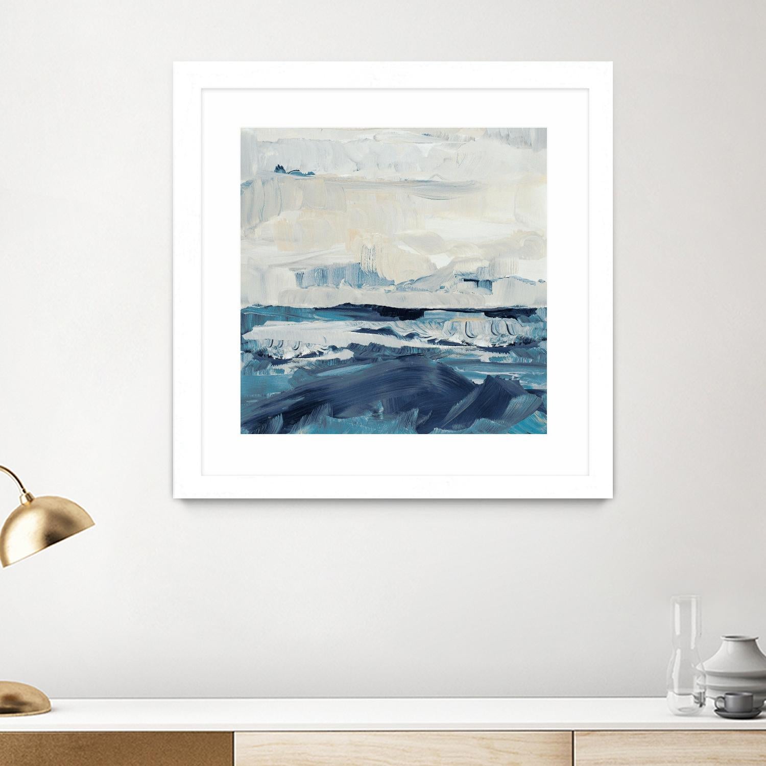 Freedom of the Blue Sea II by Lanie Loreth on GIANT ART - coastal abstract
