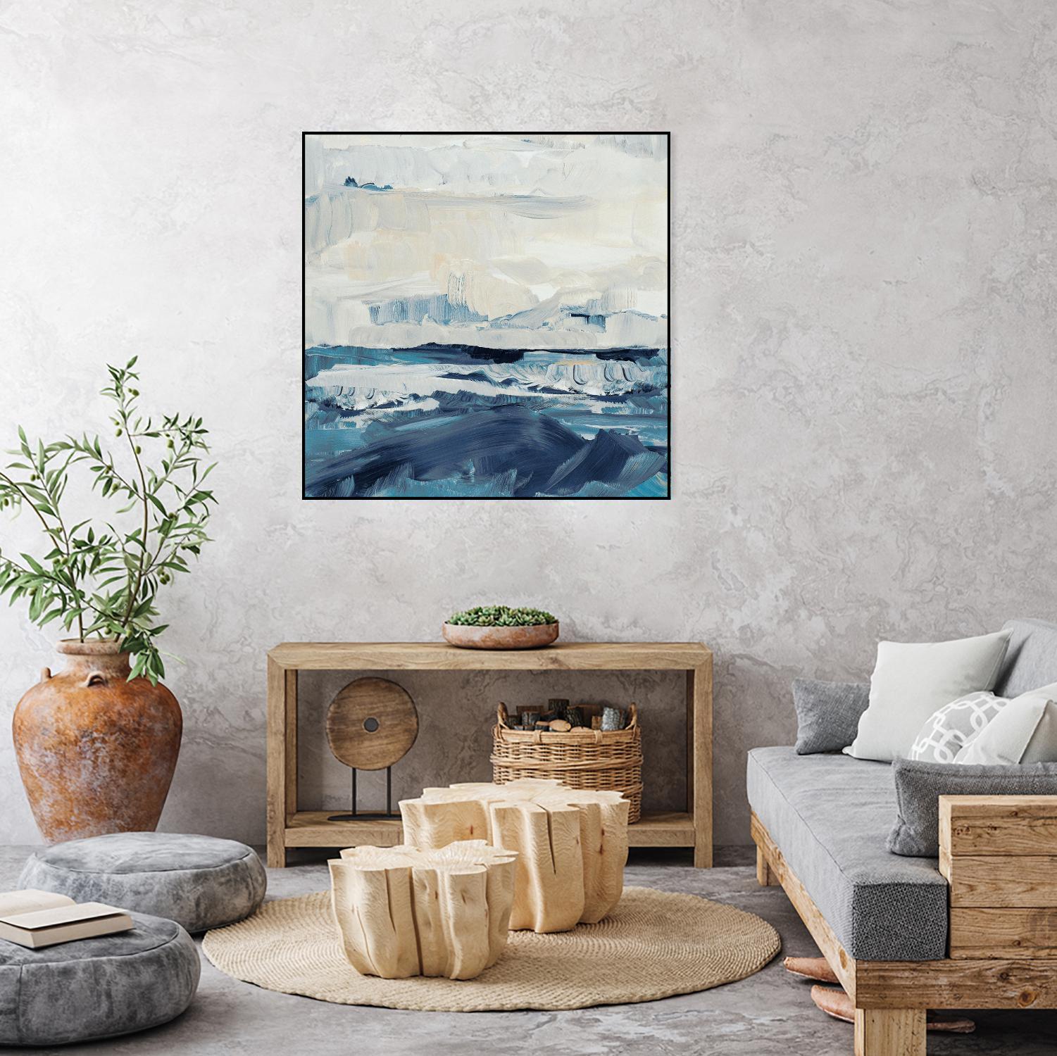 Freedom of the Blue Sea II by Lanie Loreth on GIANT ART - coastal abstract