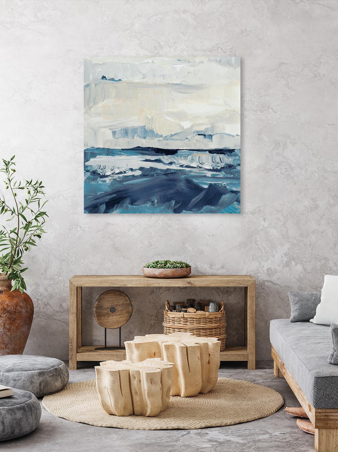 Freedom of the Blue Sea II by Lanie Loreth on GIANT ART - coastal abstract