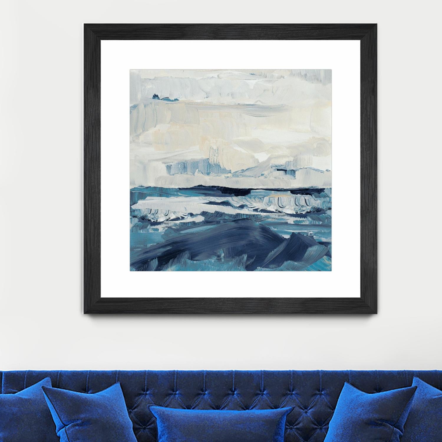Freedom of the Blue Sea II by Lanie Loreth on GIANT ART - coastal abstract