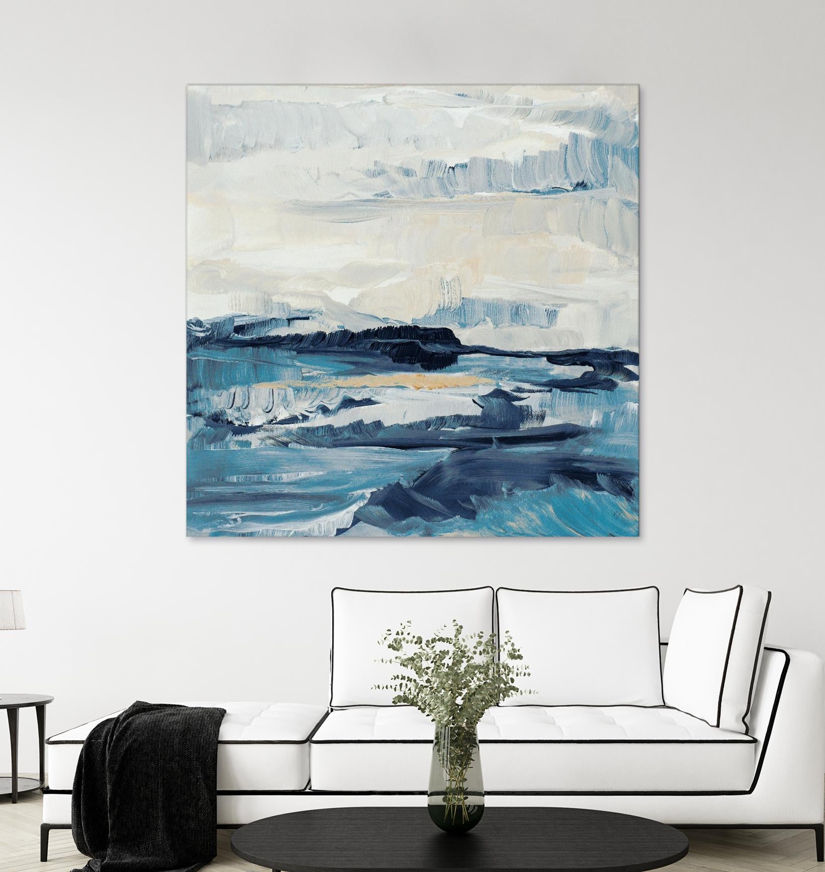 Freedom Of The Blue Sea I by Lanie Loreth on GIANT ART - coastal abstract