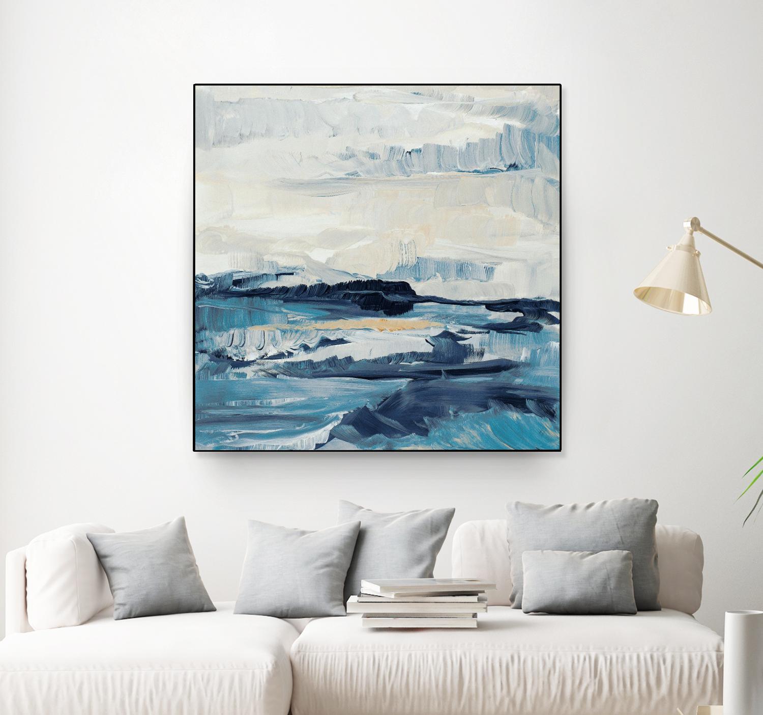Freedom Of The Blue Sea I by Lanie Loreth on GIANT ART - coastal abstract