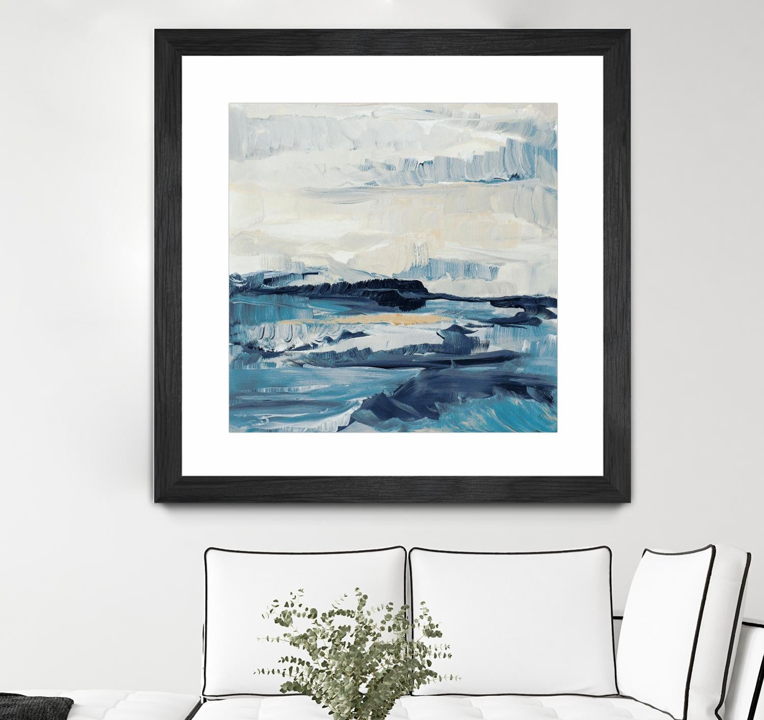 Freedom Of The Blue Sea I by Lanie Loreth on GIANT ART - coastal abstract