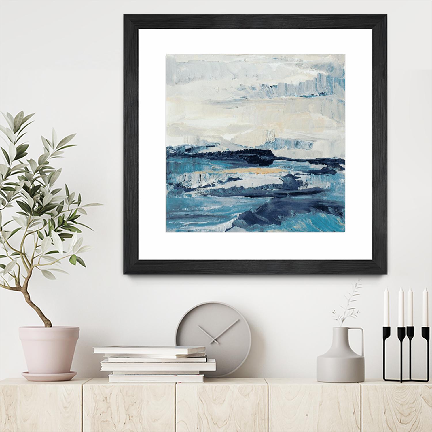 Freedom Of The Blue Sea I by Lanie Loreth on GIANT ART - coastal abstract