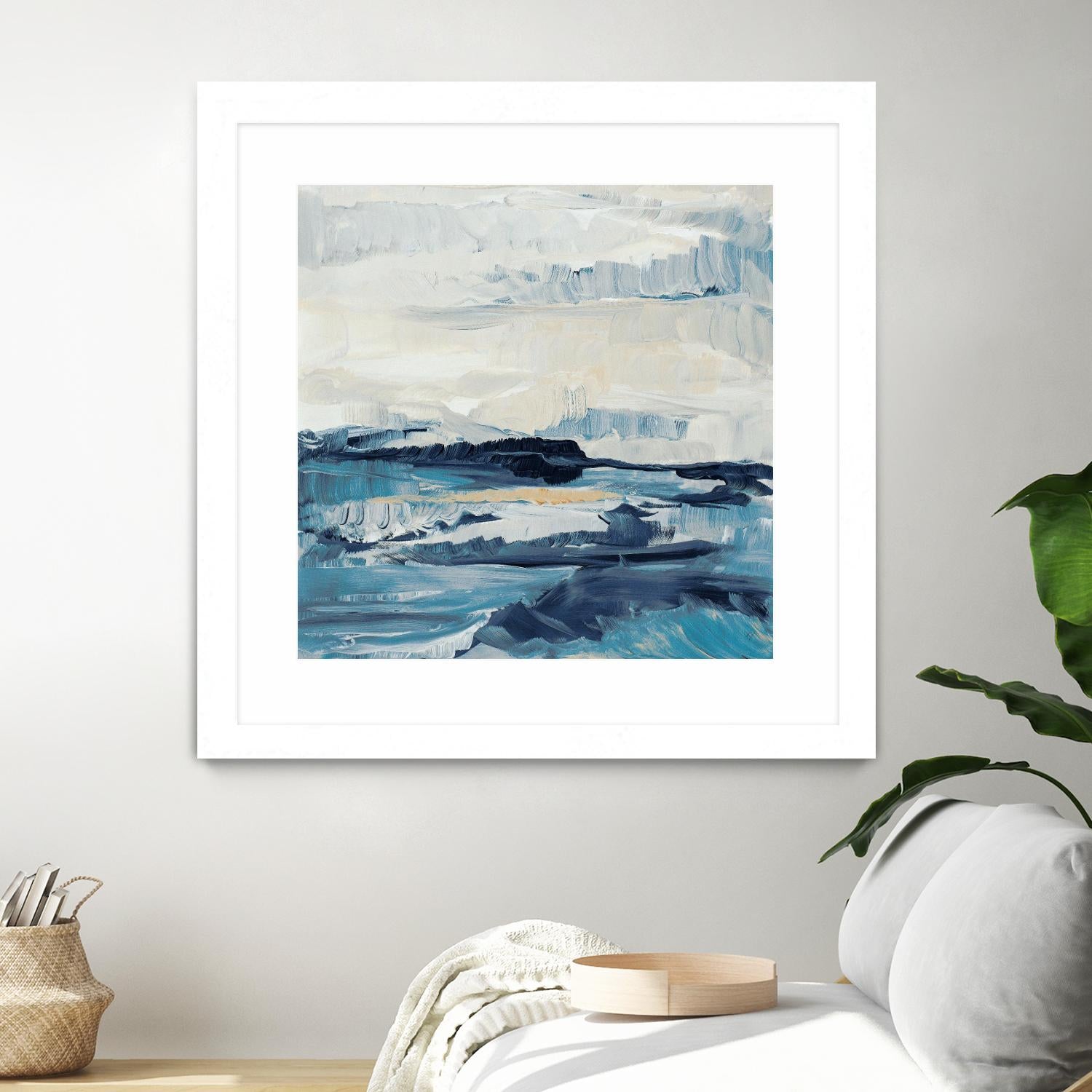 Freedom Of The Blue Sea I by Lanie Loreth on GIANT ART - coastal abstract