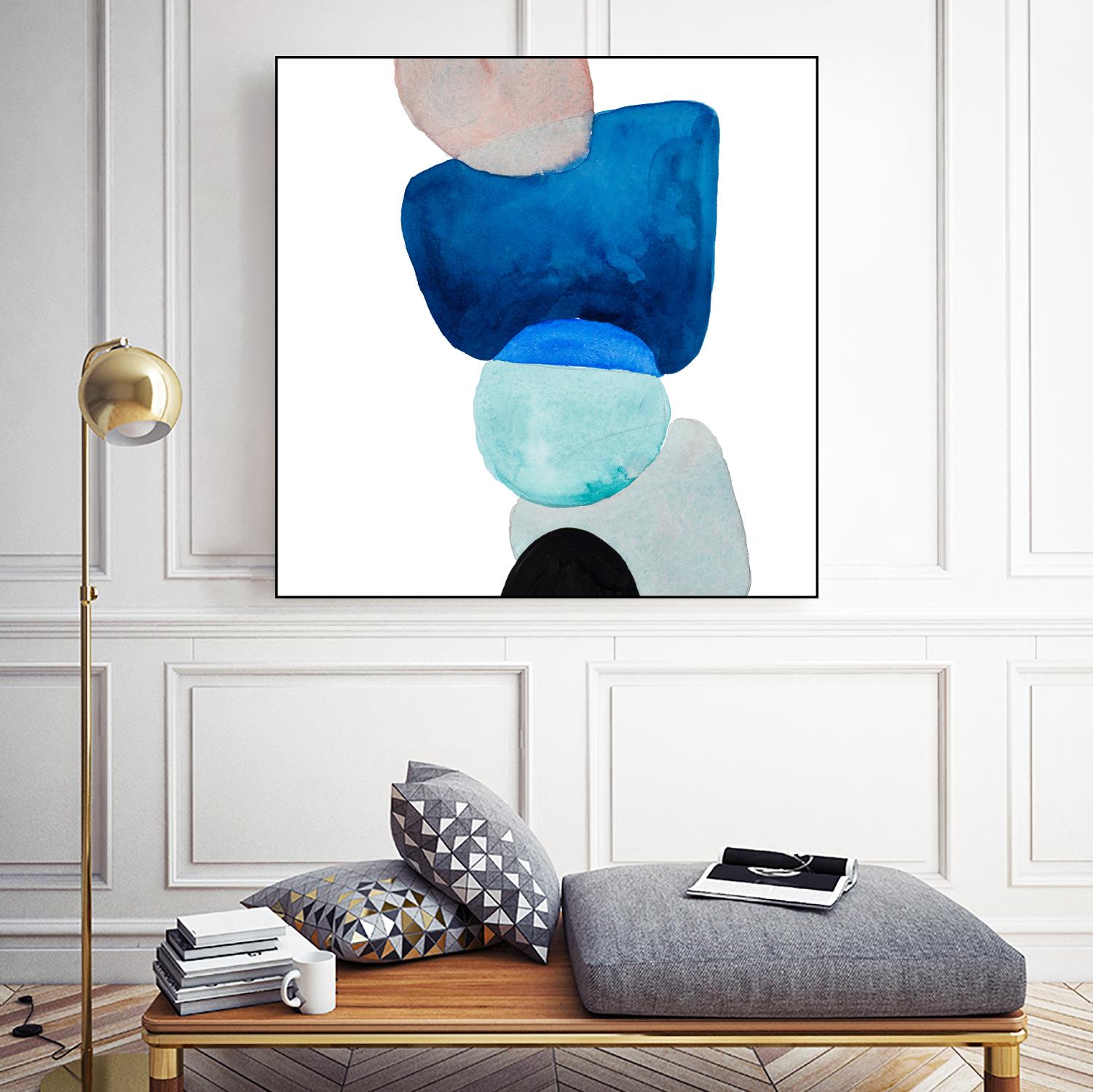 Head Over Heels Abstract I by Lanie Loreth on GIANT ART - multi Abstract