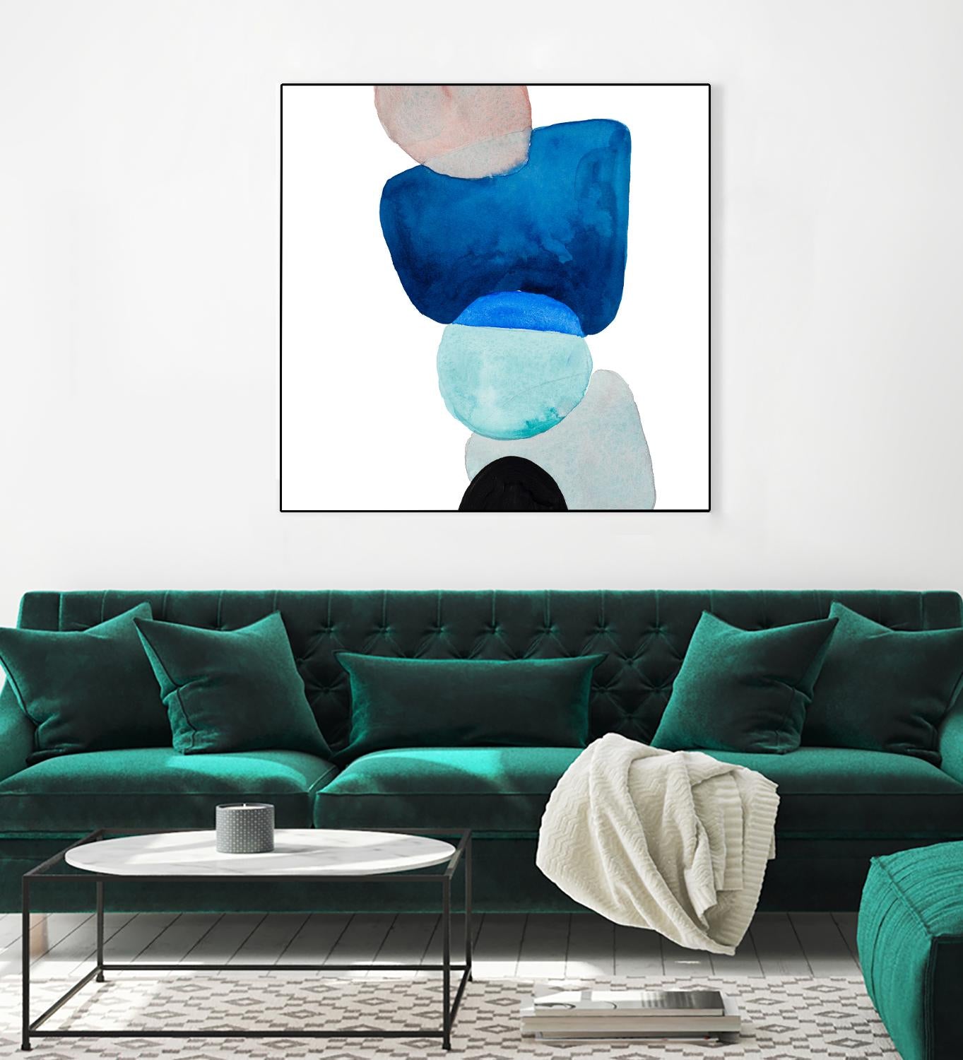 Head Over Heels Abstract I by Lanie Loreth on GIANT ART - multi Abstract