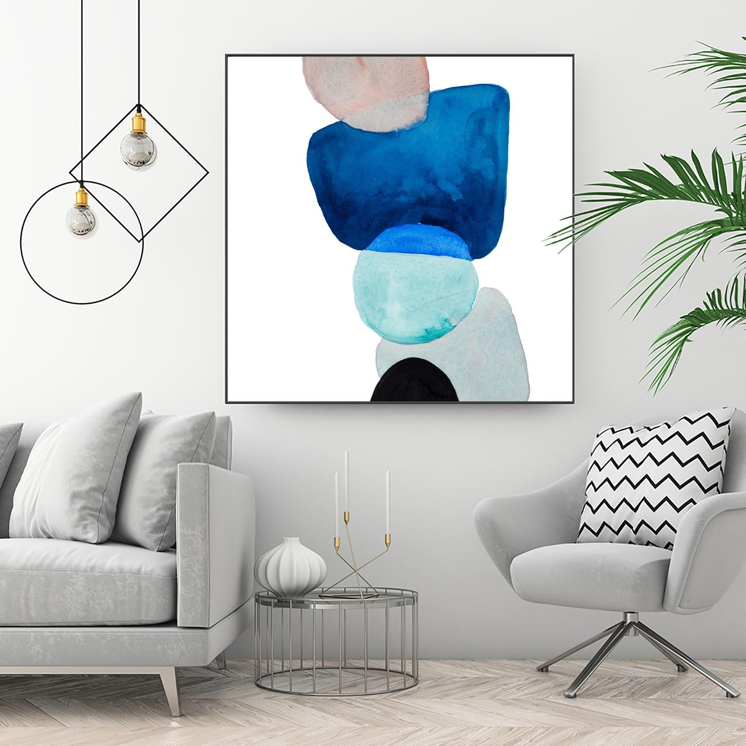 Head Over Heels Abstract I by Lanie Loreth on GIANT ART - multi Abstract