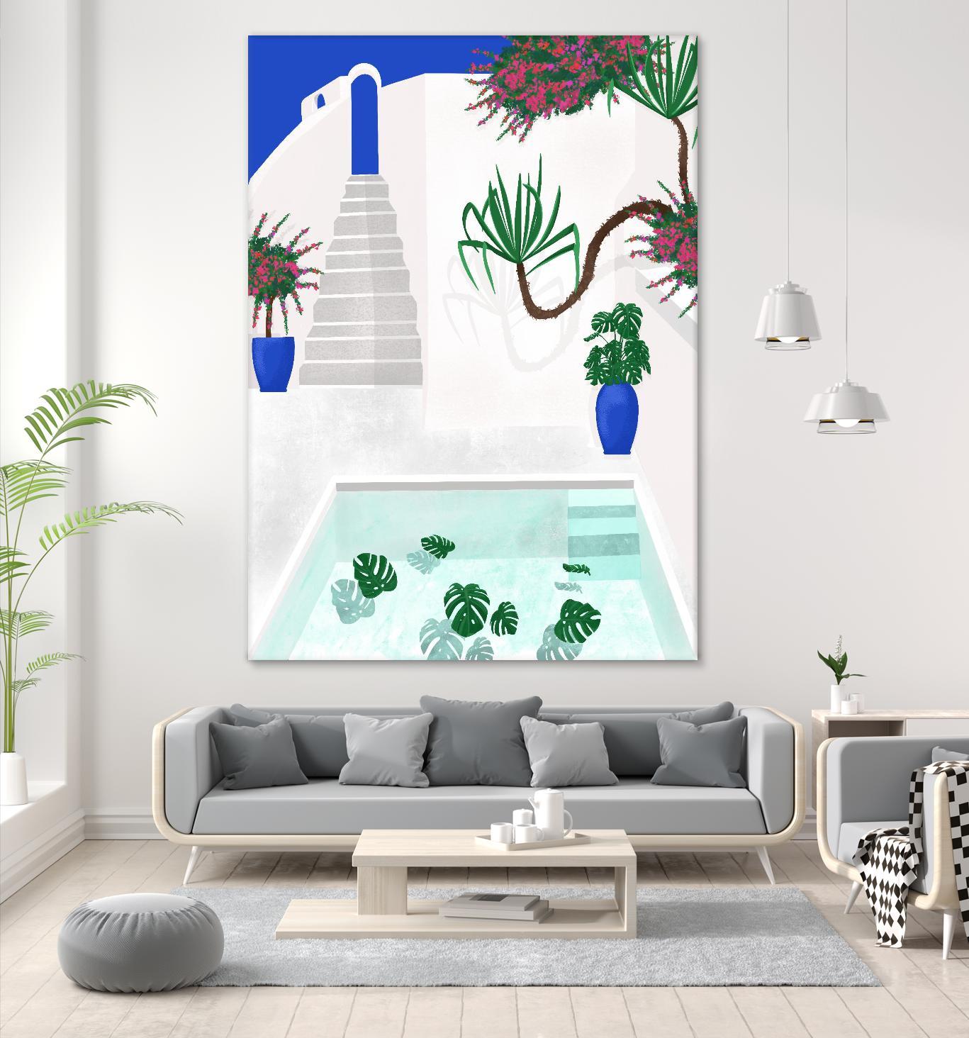 Living In Greece by Jen Bucheli on GIANT ART - architecture travel