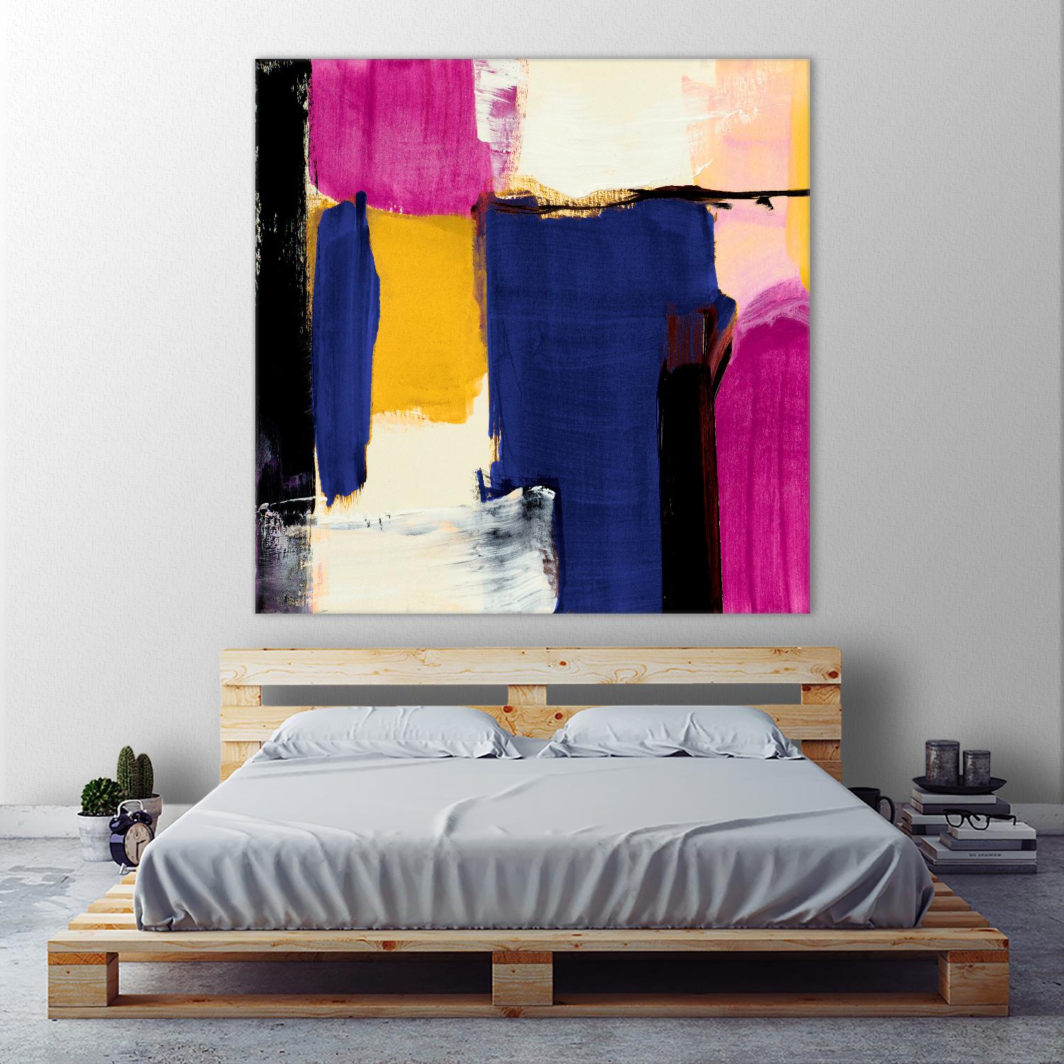 Spontaneous by Lanie Loreth on GIANT ART - pink Abstract
