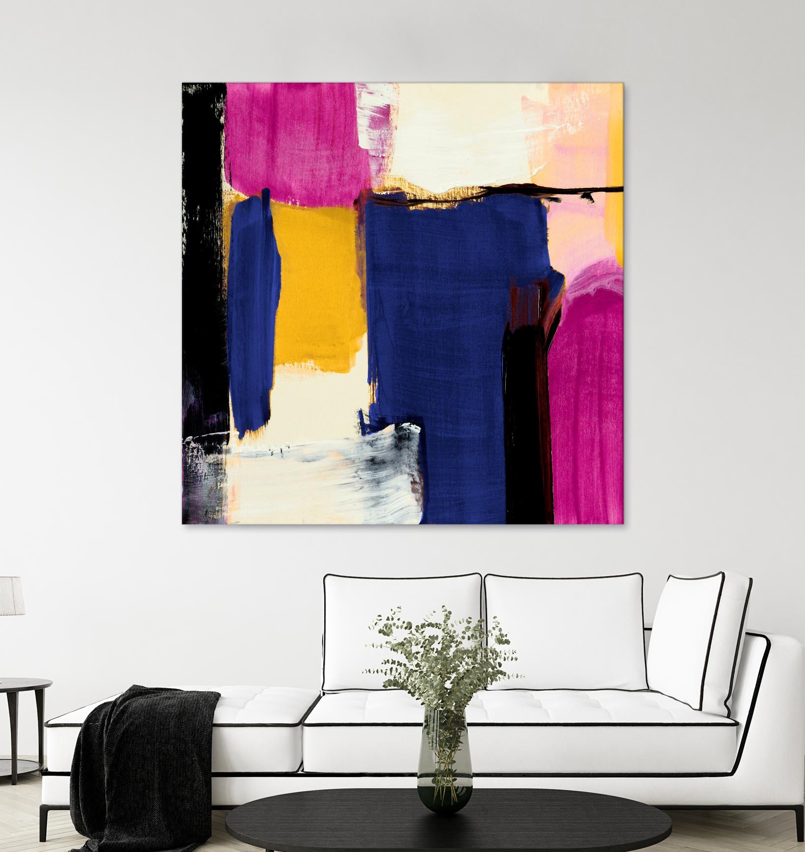 Spontaneous by Lanie Loreth on GIANT ART - pink Abstract