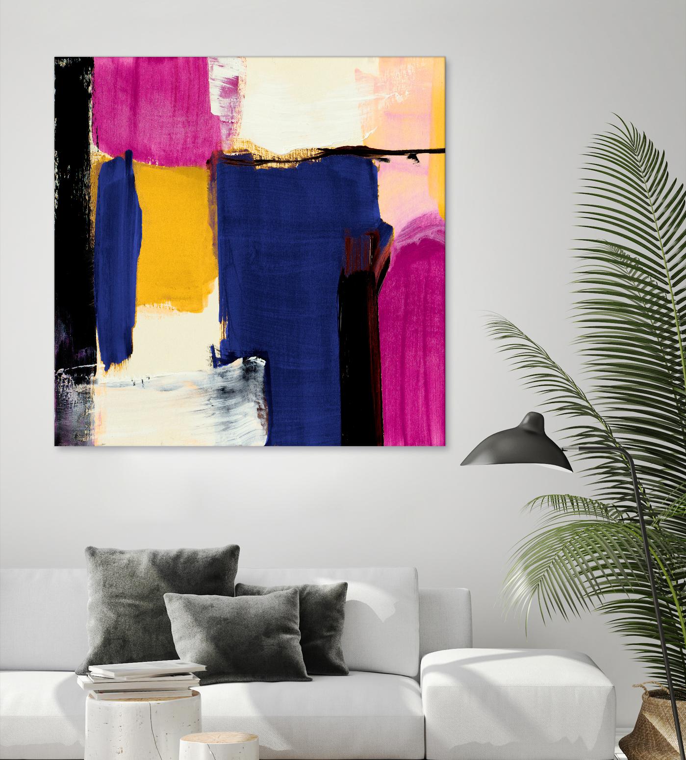 Spontaneous by Lanie Loreth on GIANT ART - pink Abstract
