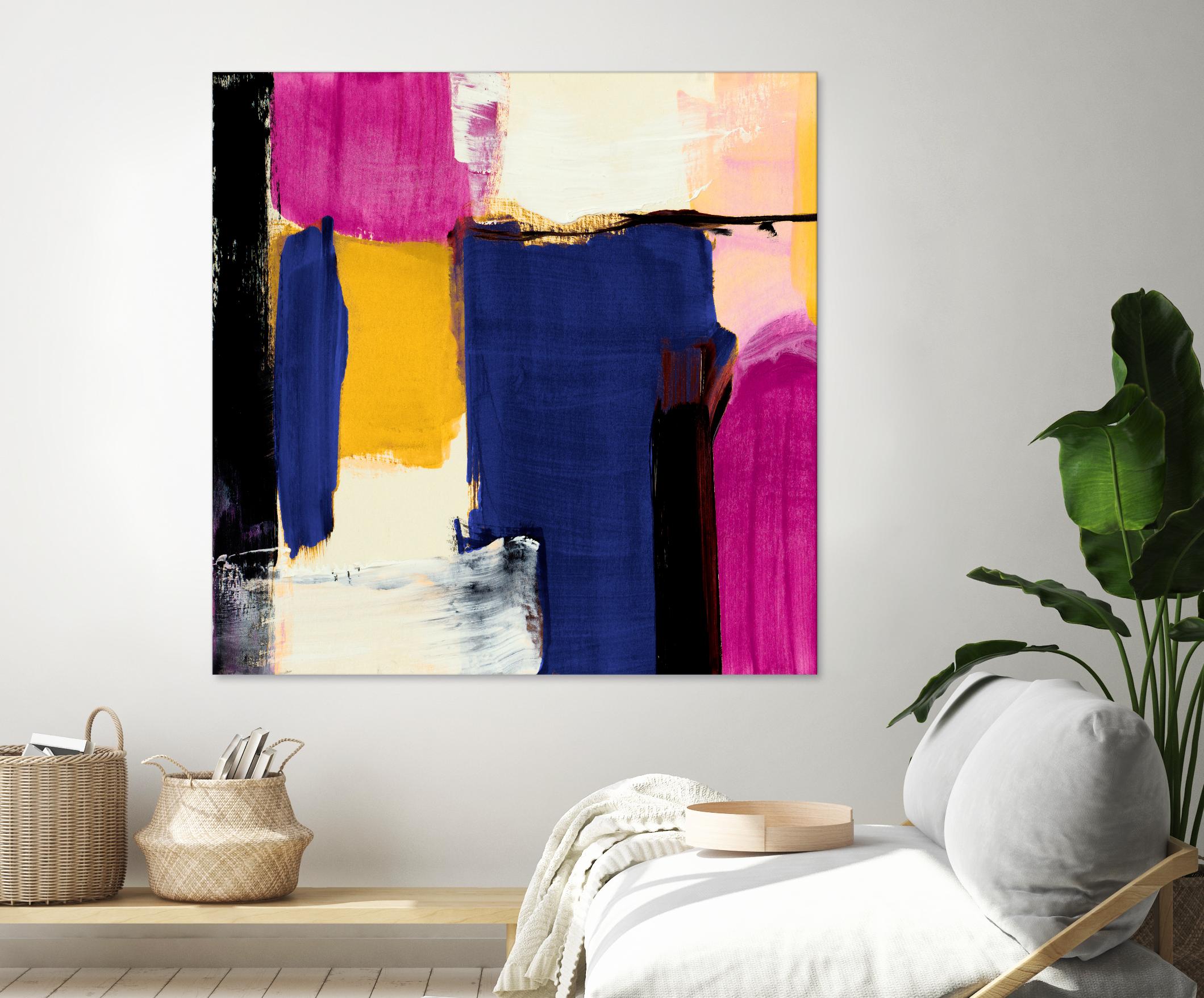 Spontaneous by Lanie Loreth on GIANT ART - pink Abstract