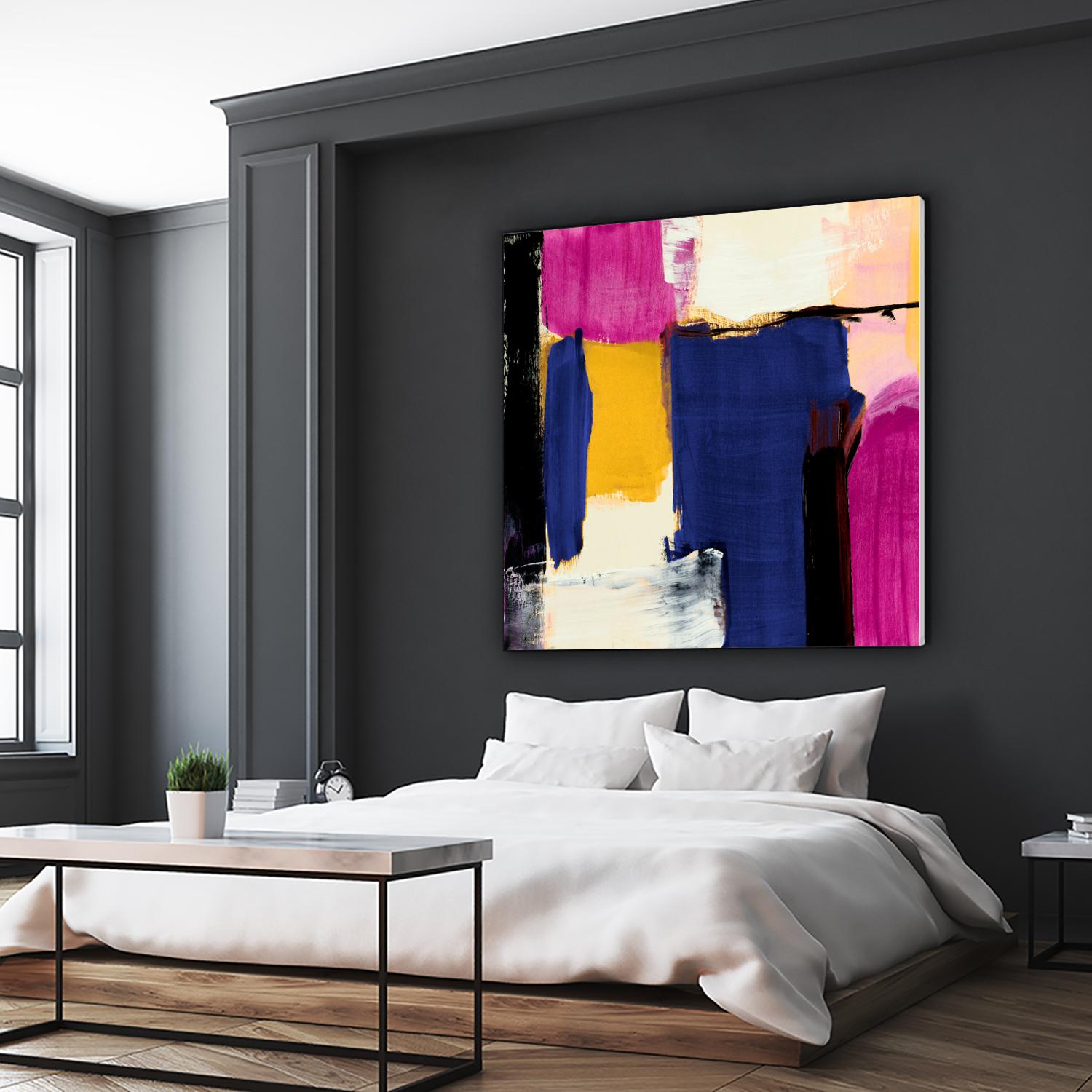 Spontaneous by Lanie Loreth on GIANT ART - pink Abstract