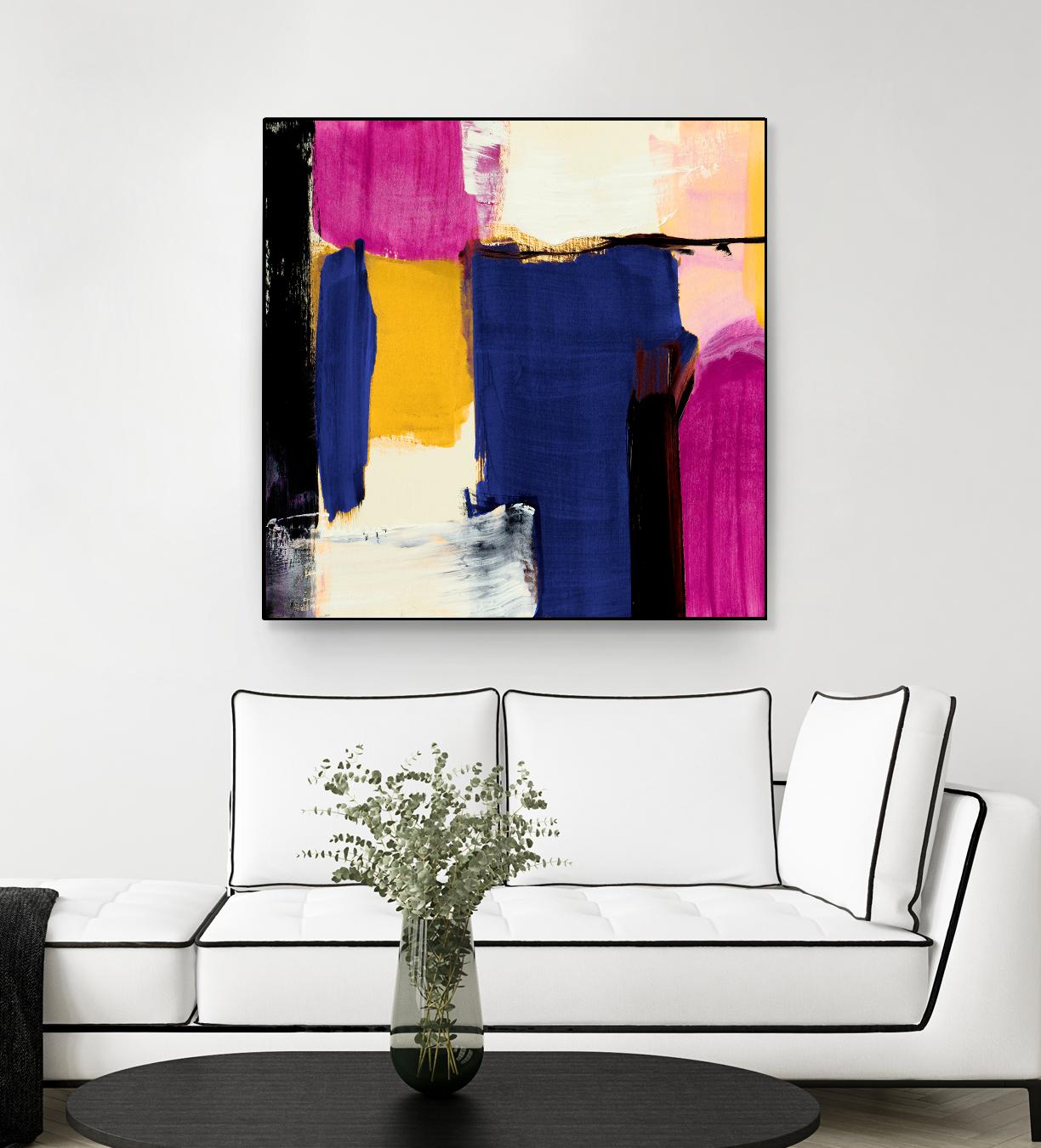 Spontaneous by Lanie Loreth on GIANT ART - pink Abstract