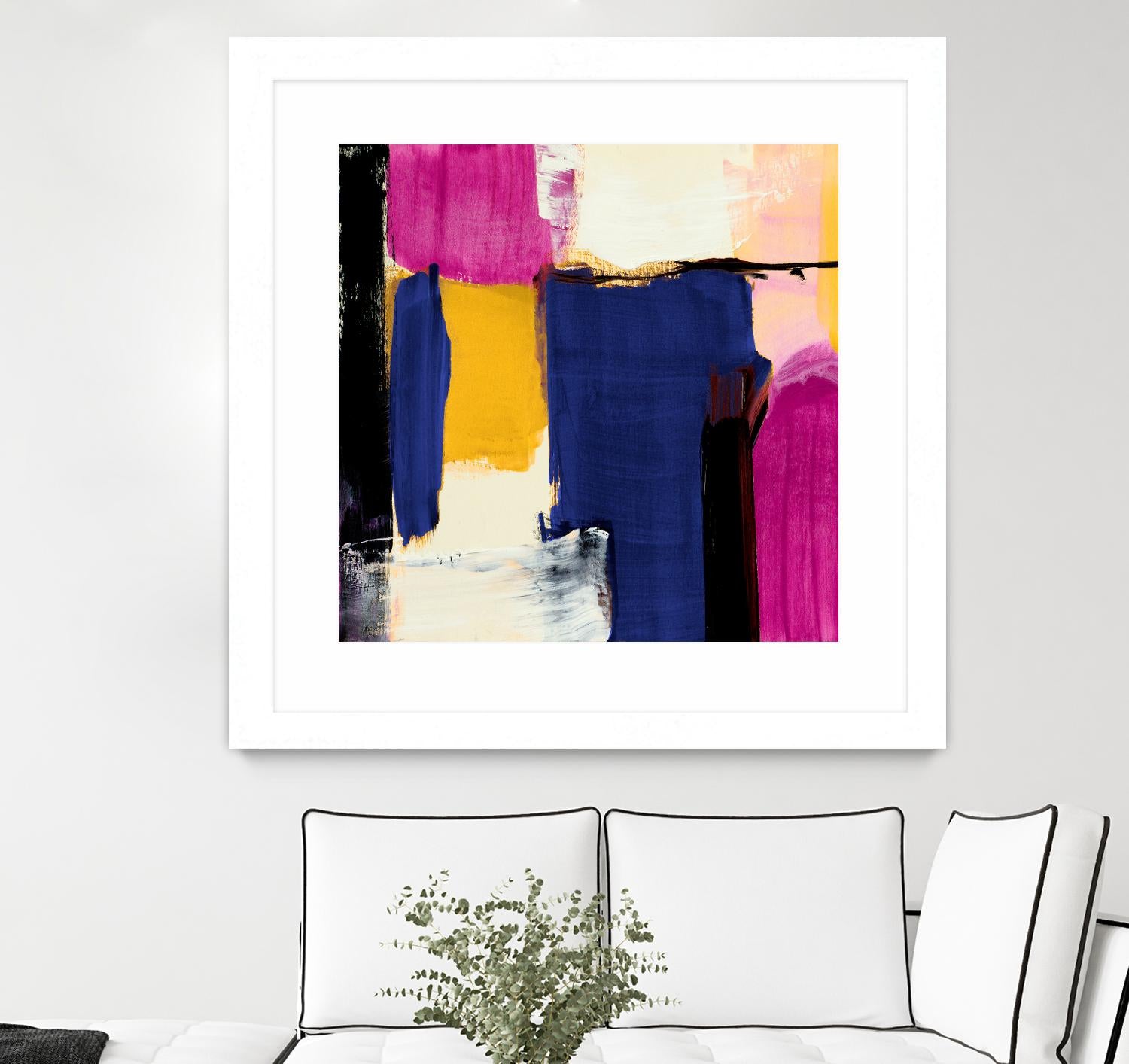Spontaneous by Lanie Loreth on GIANT ART - pink Abstract