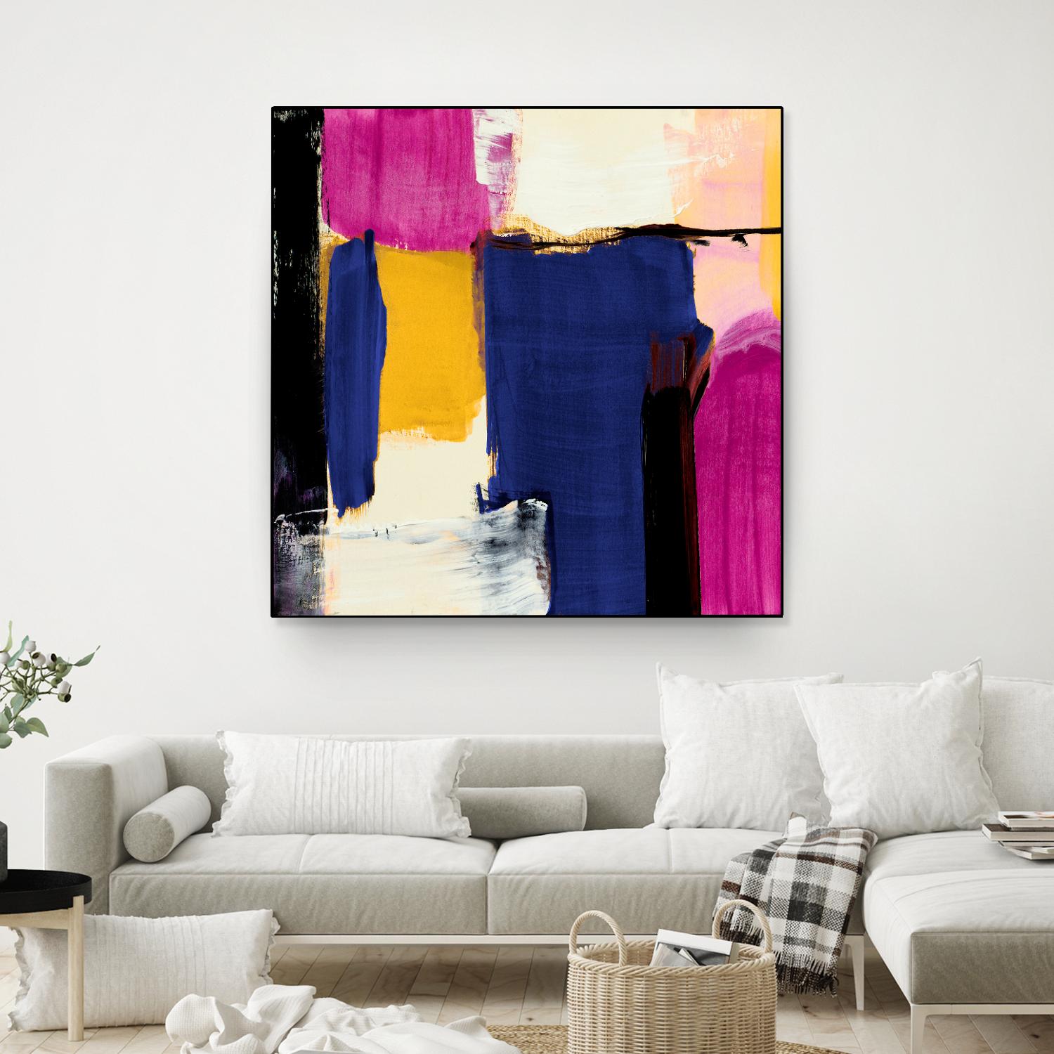 Spontaneous by Lanie Loreth on GIANT ART - pink Abstract