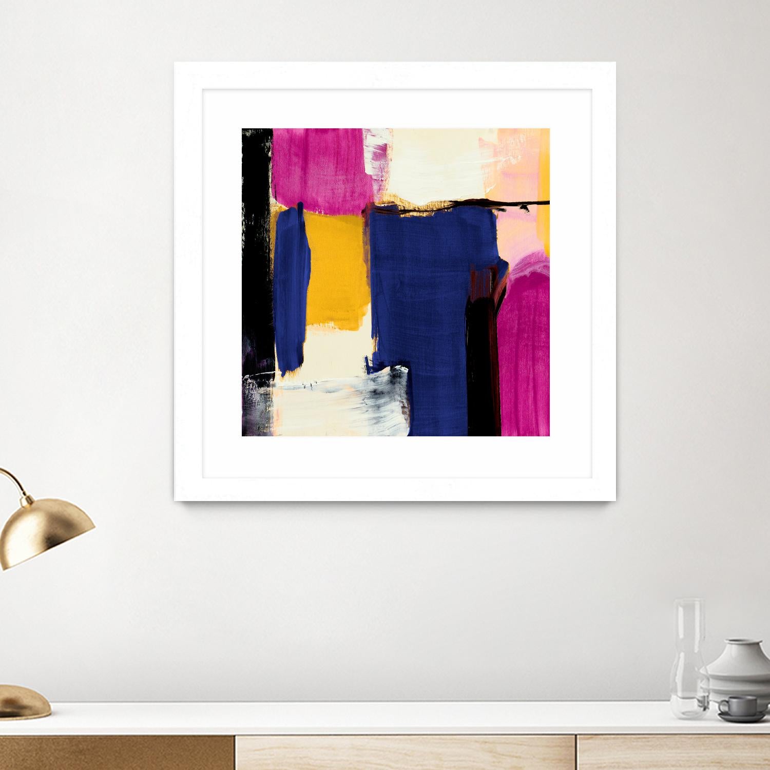 Spontaneous by Lanie Loreth on GIANT ART - pink Abstract